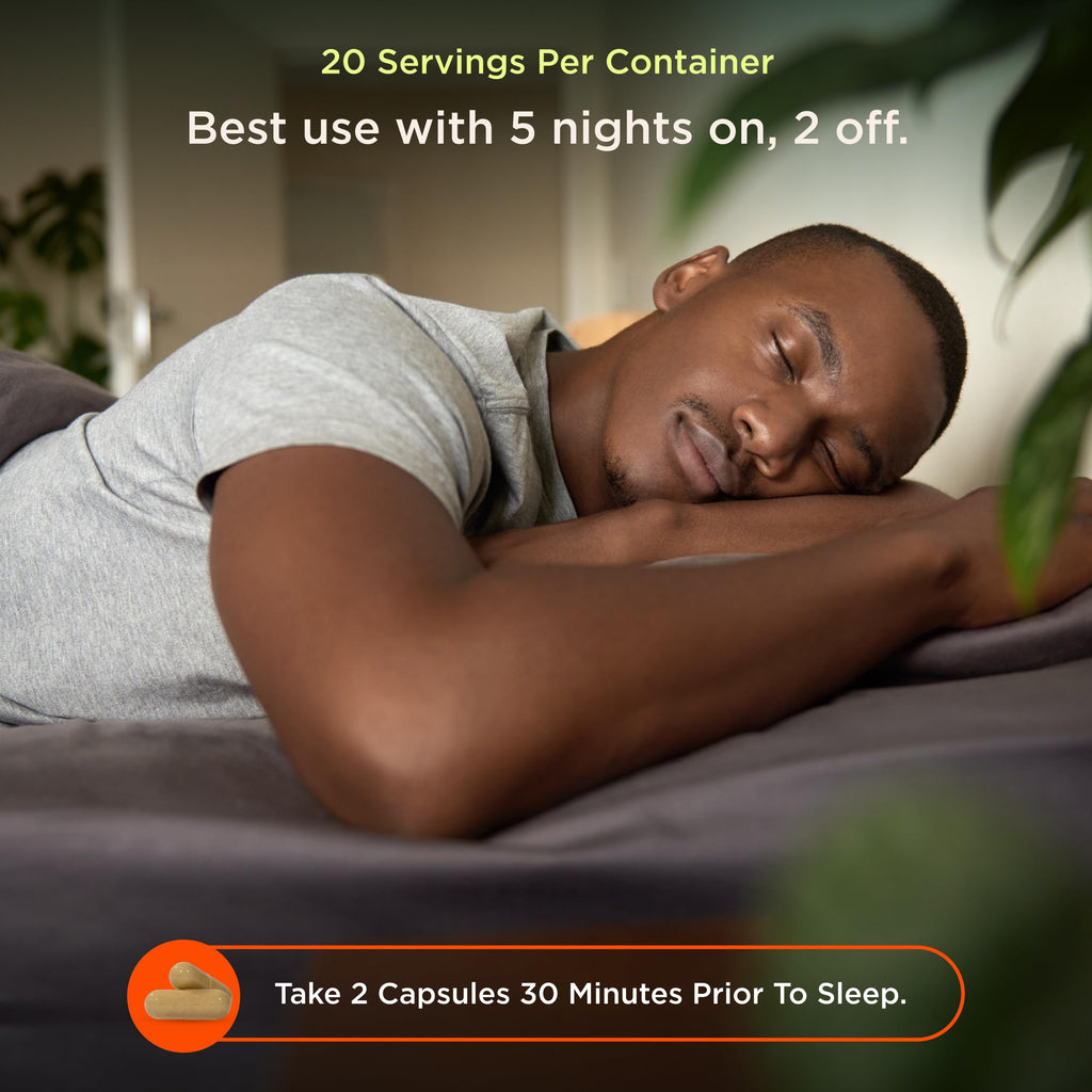 Genius Sleep AID - Smart Sleeping Pills Supplement - Relaxation Enhancer and Mood Support w/Inositol, L-Theanine & Glycine - 40 Capsules The Genius Brand Au supplements