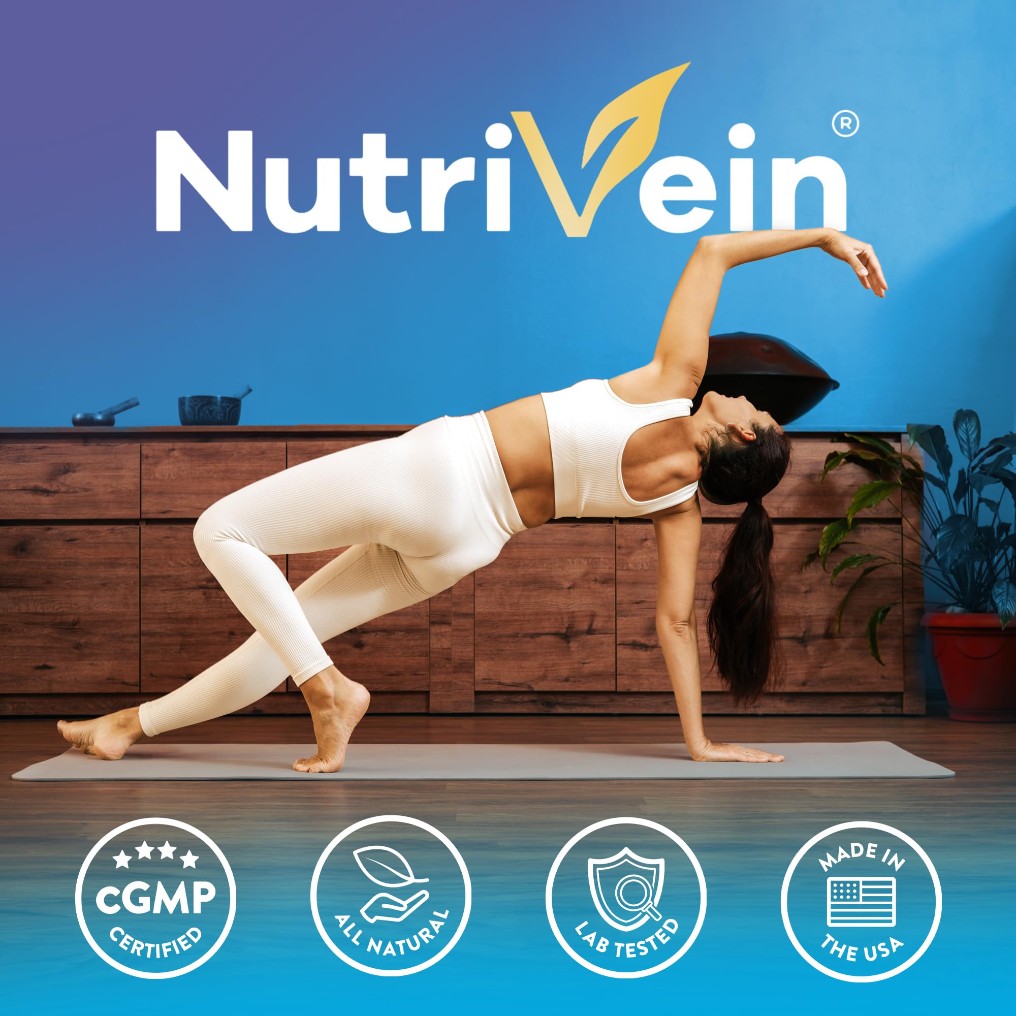 Nutrivein Premium Multi Collagen Pills 2250 mg - 180 Easy-to-Swallow Collagen Capsules: Type I, II, III, V, X Hydrolyzed Protein Peptides for Women and Men