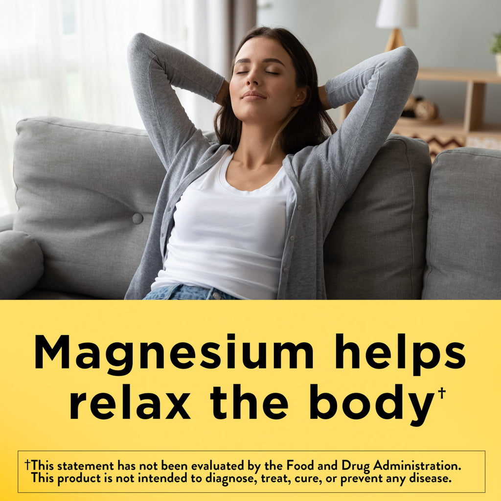 Nature Made Magnesium Oxide 250 mg, Magnesium Supplements for Men and Women, Support for Muscle, Heart