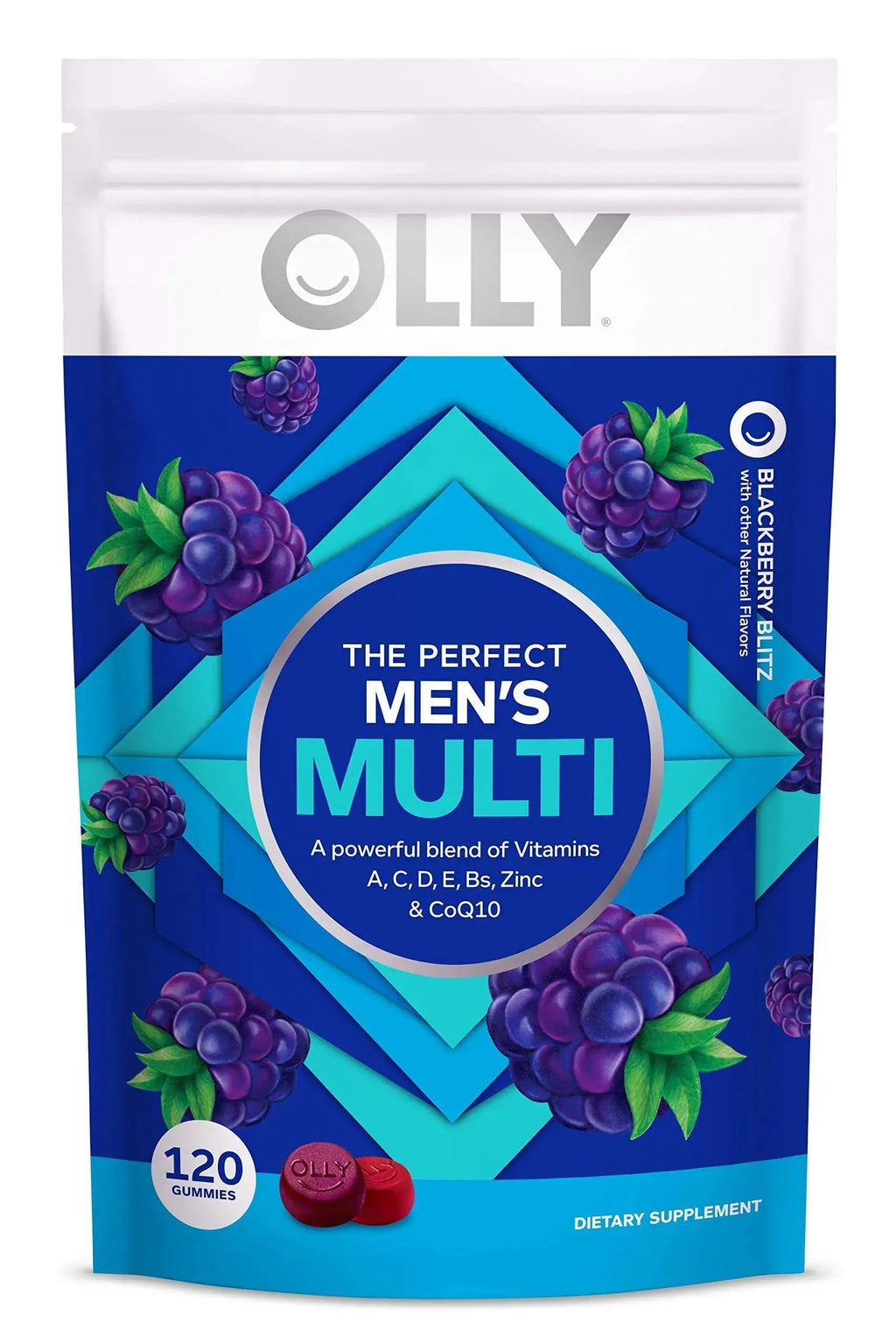 OLLY Hello Happy Gummy Worms Mood Support with Vitamin D, Saffron - 90 Count Men's Multivitamin Gummy Immune Support OLLY Au supplements