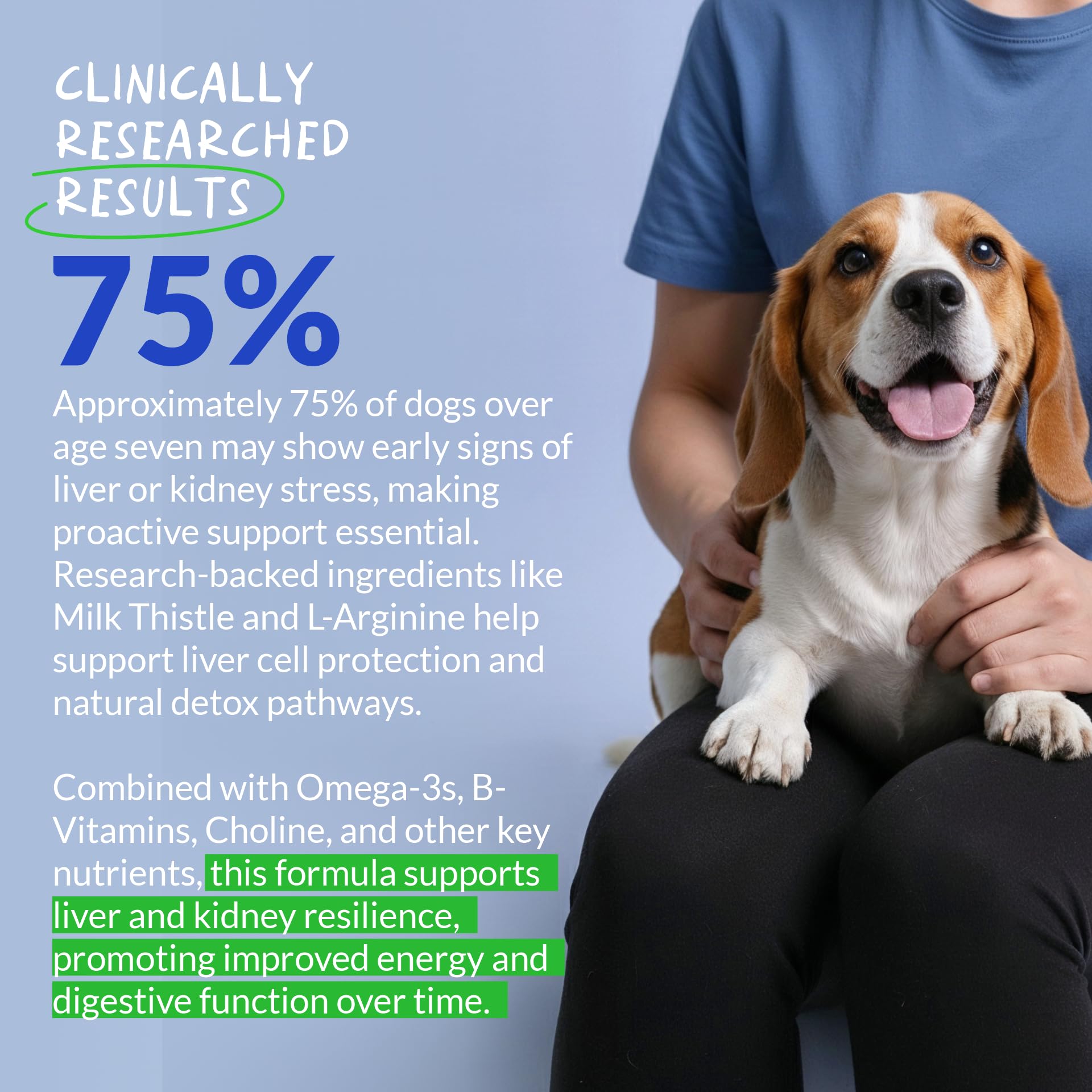Milk Thistle for Dogs - 120 Chewable Tablets - Silymarin - Liver and Kidney Support with EPA & DHA - Detox - Liver Supplement for Dogs