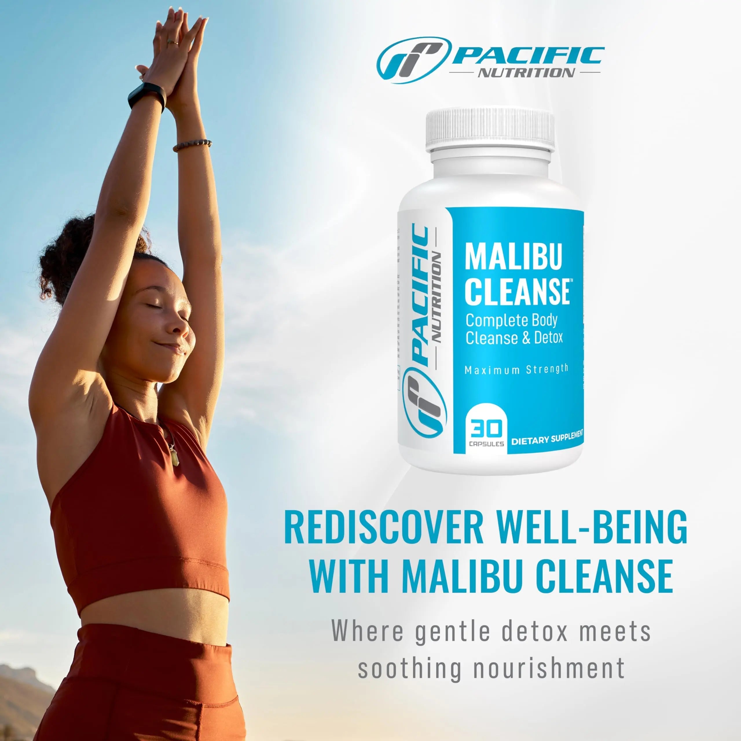 Pacific Nutrition Full Body Detox - Malibu Cleanse Complete Body & Intestinal Cleanse Pacific Nutrition Au supplements