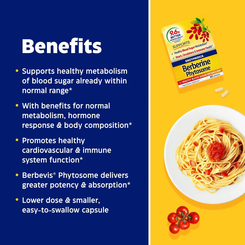 Enzymedica, Berberine Phytosome Enzymedica Au supplements