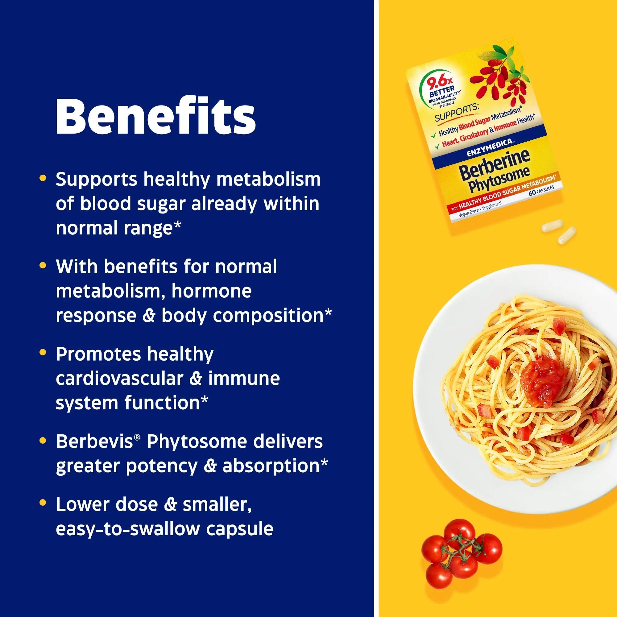 Enzymedica, Berberine Phytosome Enzymedica Au supplements