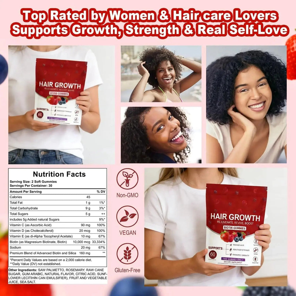 LUIMOLL Lumin Hair Growth Gummies – Daily Hair Nourishment with Biotin, Collagen & Botanical Extracts – Supports Thicker, Stronger & Healthier-Looking Hair LUIMOLL Au supplements