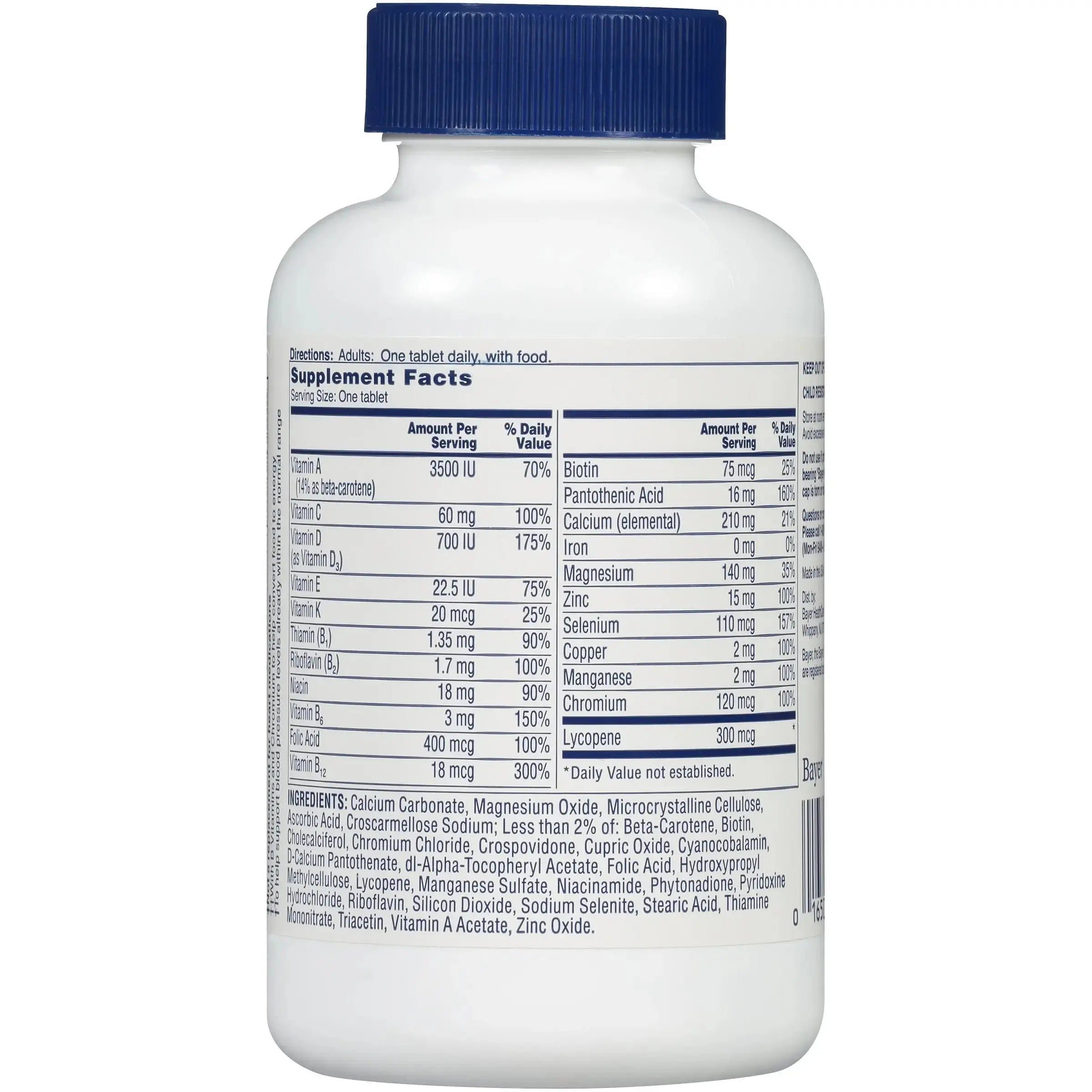 One A Day Pills Multivitamin Multimineral Supplement Tablets ONE A DAY Au supplements