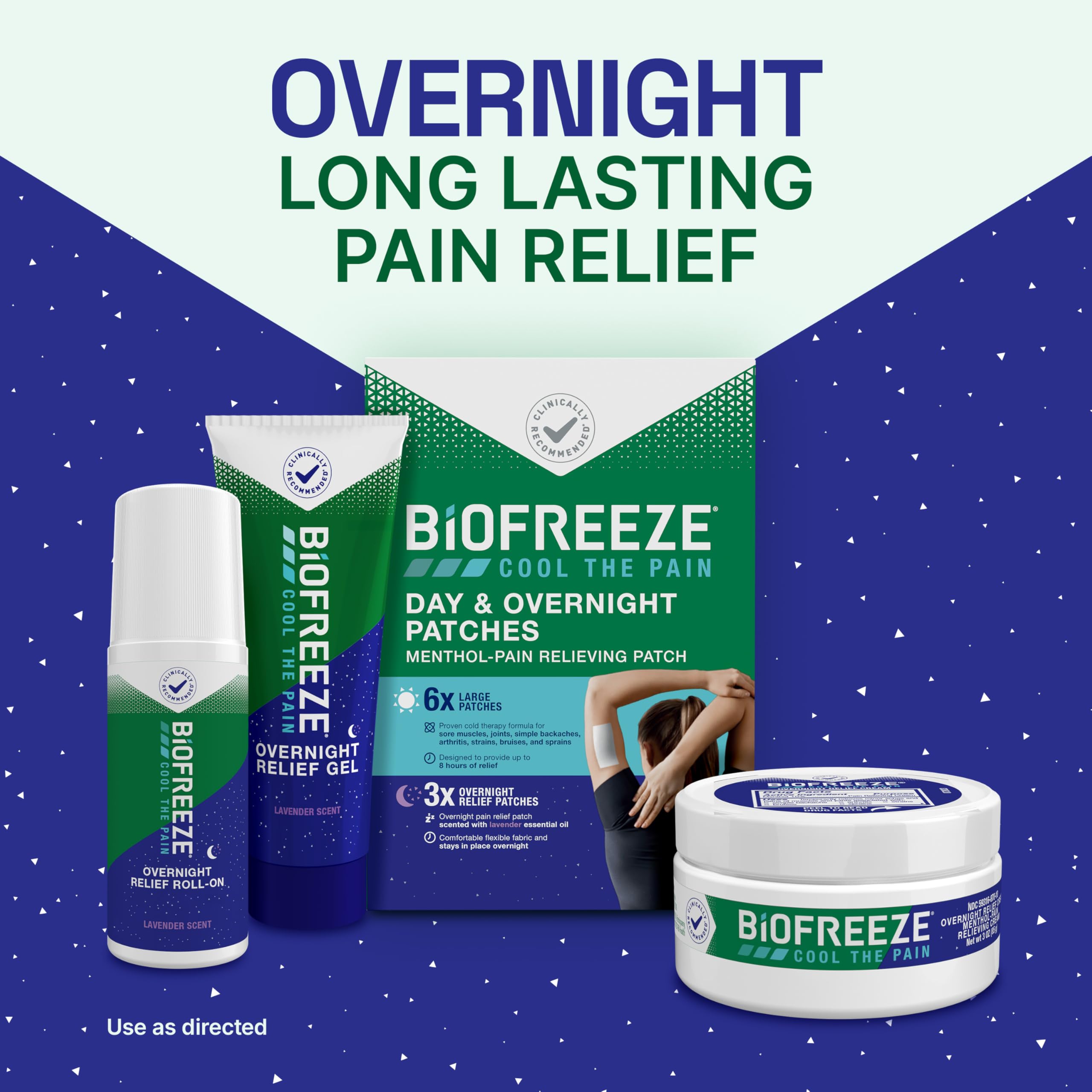 Biofreeze Overnight Gel Pain Relief, Knee & Lower Back Pain Relief, Arthritis Pain Reliever, Neck Pain Relief, Cooling Joint Pain Relief, Lavender Scented Menthol Gel 3 Fl Oz Biofreeze Au supplements