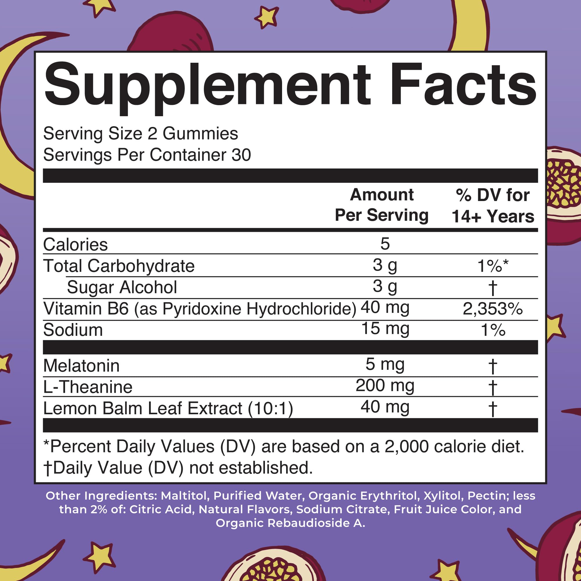 MaryRuth Organics Melatonin 5mg Sleep Gummy with L-Theanine | Lemon Balm | Vitamin B6 | Sugar-Free | Relaxation | Vegan | Non-GMO | Gluten Free | 60 Count MARYRUTH'S Au supplements