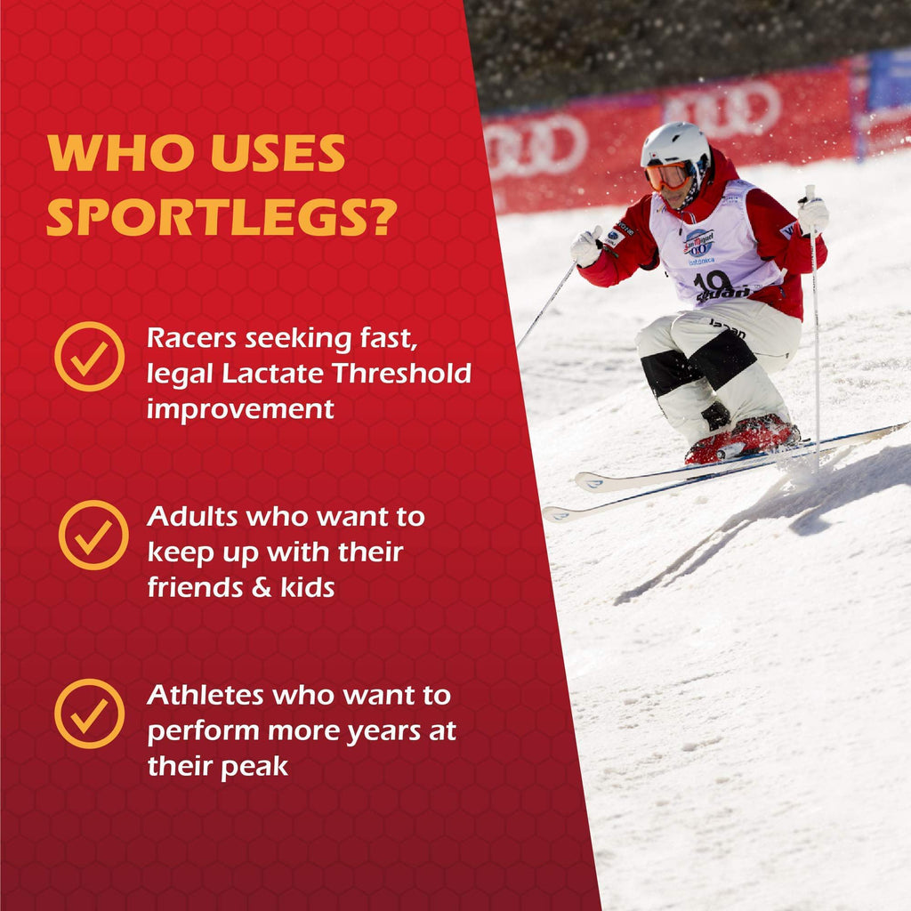 SPORTLEGS Pre-Exercise Metabolic Primer for Runners, Cyclists and Endurance Athletes - Helps Muscles Use Lactate as Fuel for Smoother, Longer-Lasting Efforts - NSF Certified for Sport - 120 Capsules SPORTLEGS Au supplements