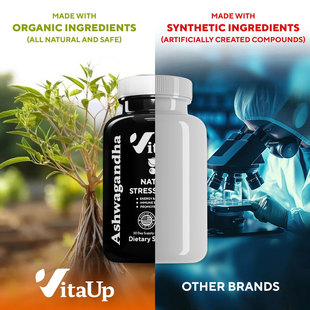 VitaUp Organic Ashwagandha Capsules 1310 mg - USA Made Ashwagandha Supplements VitaUp Au supplements