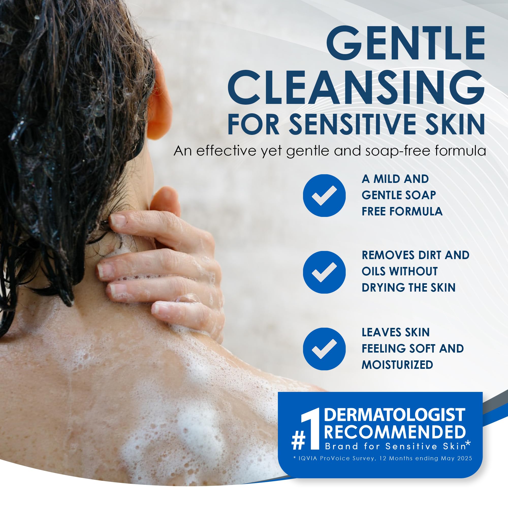Vanicream Gentle Body Wash -12 fl oz - Formulated Without Common Irritants for Those with Sensitive Skin