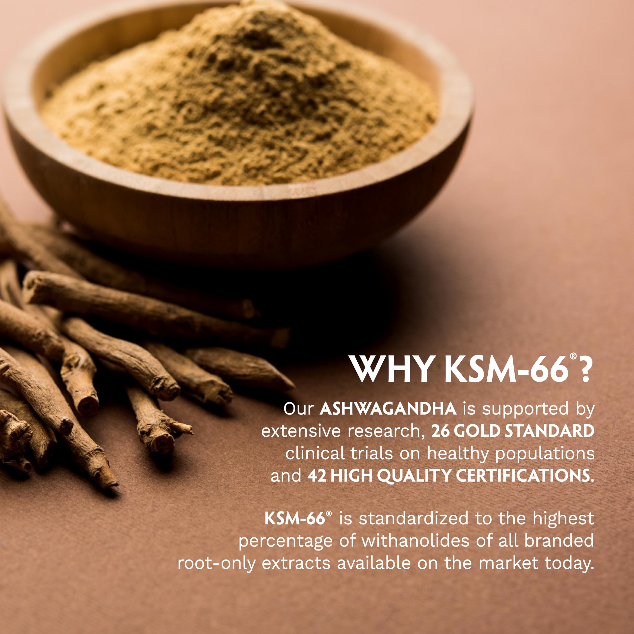 TRIBE ORGANICS Ashwagandha KSM 66 Pure Organic Root Powder Extract Ayurvedic Supplement - Focus Mood Support Increase Energy Strength 600mg of Natural KSM66 for Superior Absorption - 90 Capsules TRIBE ORGANICS Au supplements