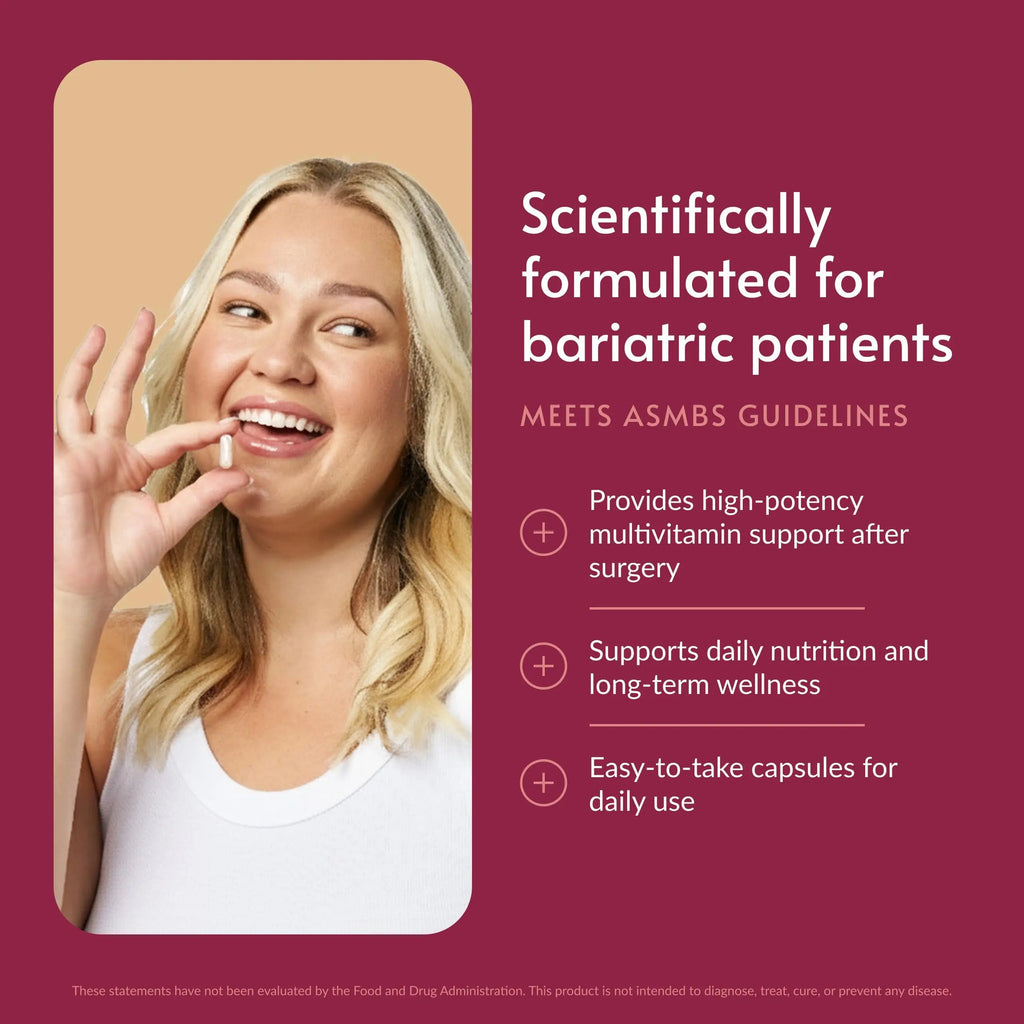 Bariatric Advantage Ultra Multivitamin with Iron - Ultra Multi with Iron - Capsule Format Multivitamin - Provides Full Complex of B Vitamins Bariatric Advantage Au supplements
