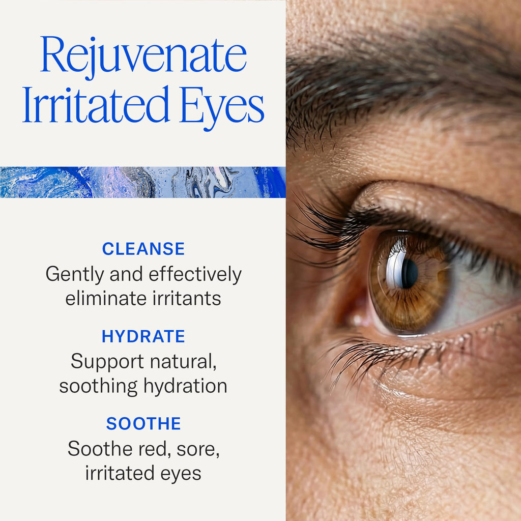 Avenova Eyelid and Eyelash Cleanser Spray - 20ml Bottle - Gentle Everyday Pure Hypochlorous Acid Spray for Eye Irritation