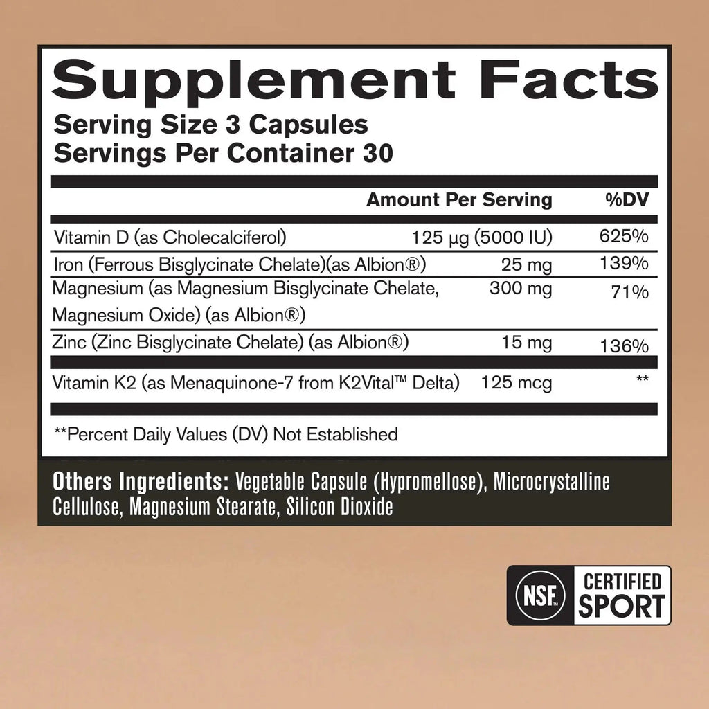 BARE PERFORMANCE NUTRITION Endurance Essentials | Endurance Athlete Daily Multivitamin | NSF Certified for Sport | Supports Energy, Muscle Function BARE PERFORMANCE NUTRITION Au supplements