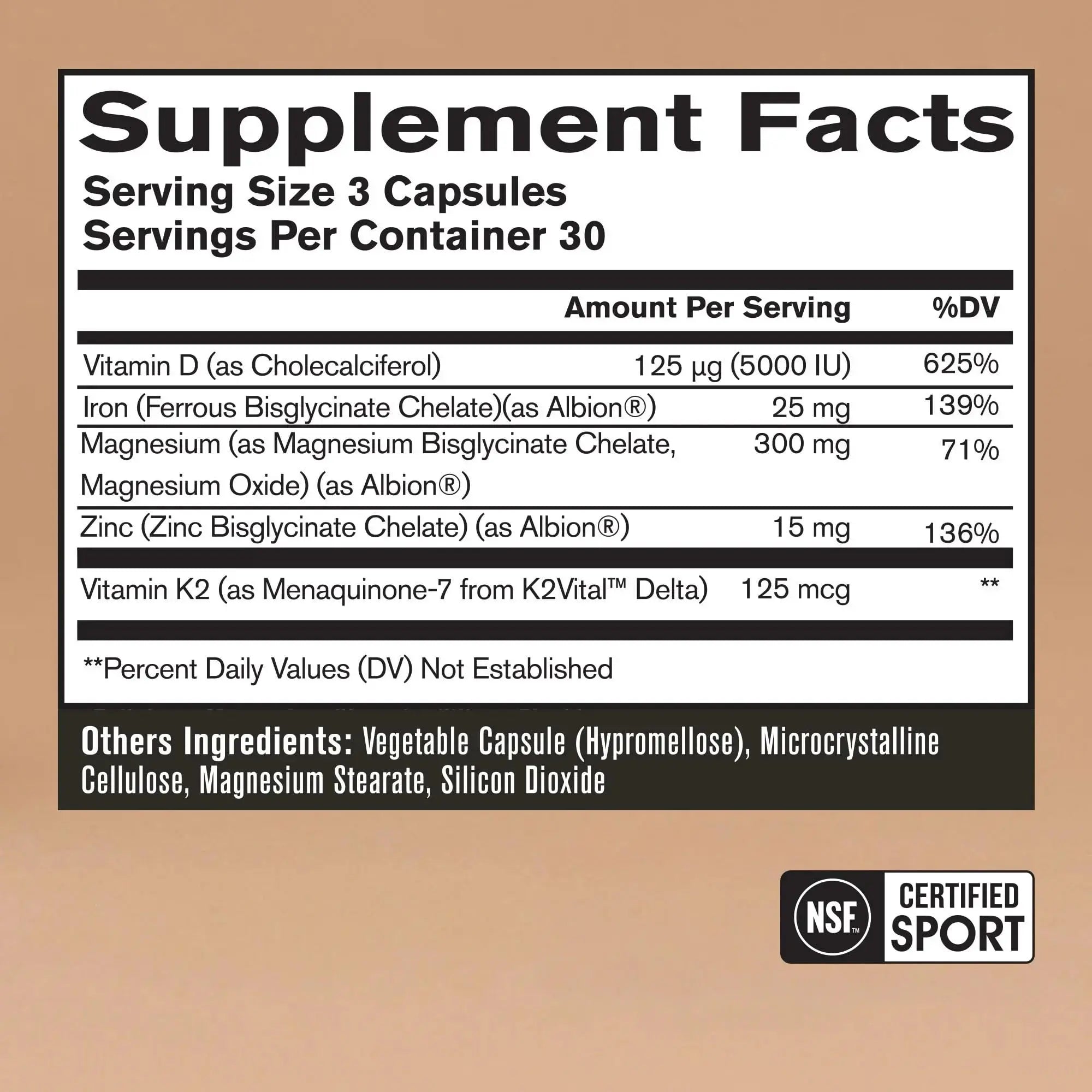BARE PERFORMANCE NUTRITION Endurance Essentials | Endurance Athlete Daily Multivitamin | NSF Certified for Sport | Supports Energy, Muscle Function BARE PERFORMANCE NUTRITION Au supplements
