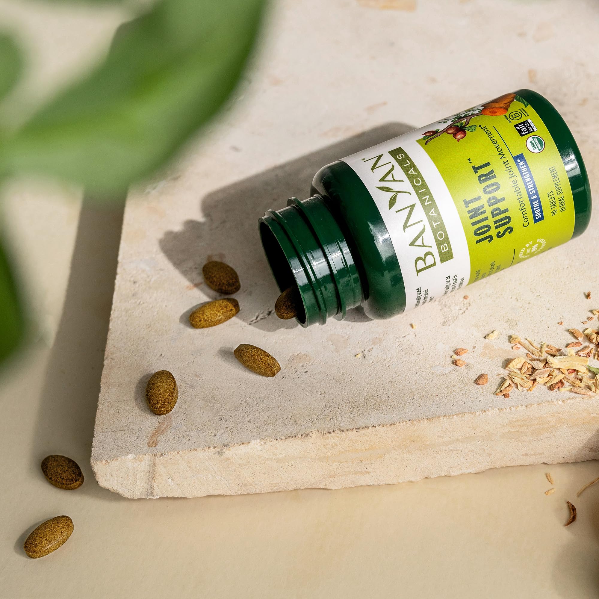Banyan Botanicals Organic Joint Support–Advanced Mobility & Flexibility Supplement with Boswellia,Guggulu Resin & Turmeric–Natural Lubrication for Cartilage, Bones & Muscles-90 Tablets-USDA Organic Banyan Botanicals Au supplements