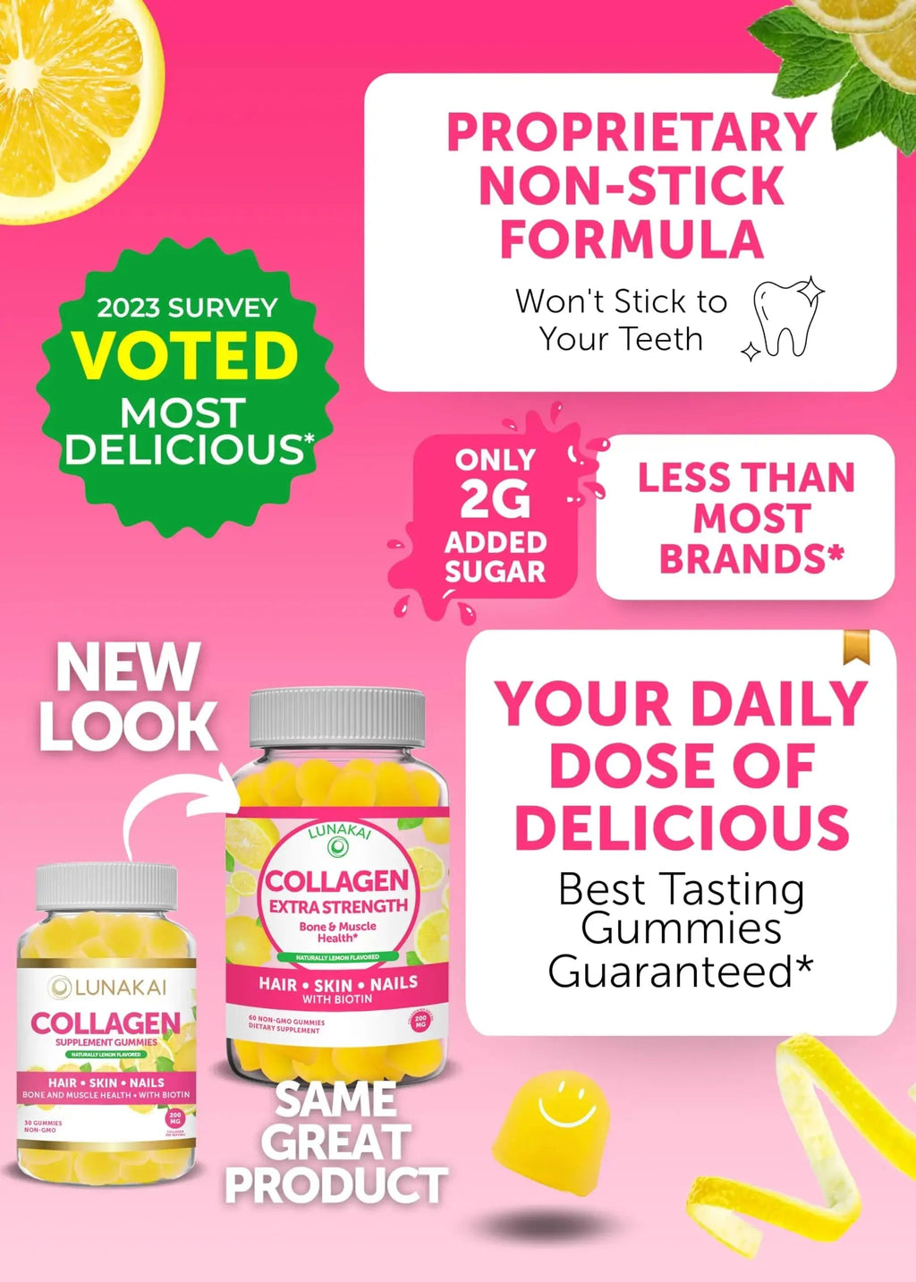 Lunakai Collagen and Women's Multivitamin Gummies Bundle - Non-GMO Anti Aging Supplements with Biotin, Zinc, Vitamin C and E Lunakai Au supplements