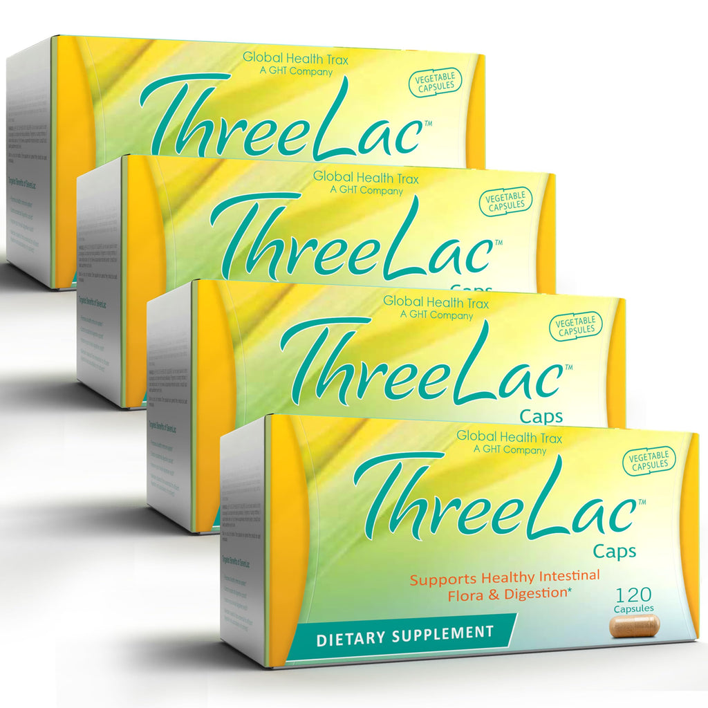 Global Health Trax GHT - ThreeLac Probiotic Capsules, 480 Count - Comprehensive Digestive Support for Men, Women, and Children - Immune System and Gut Balance, Non-GMO ght Global Health Trax Au supplements