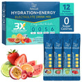Aibiodi Electrolytes Powder Packets - Sugar Free & Zero Calorie Liquid Daily IV Drink Mix - Instant Hydration & Energy Supplement with 6 Electrolytes and 5 Vitamins