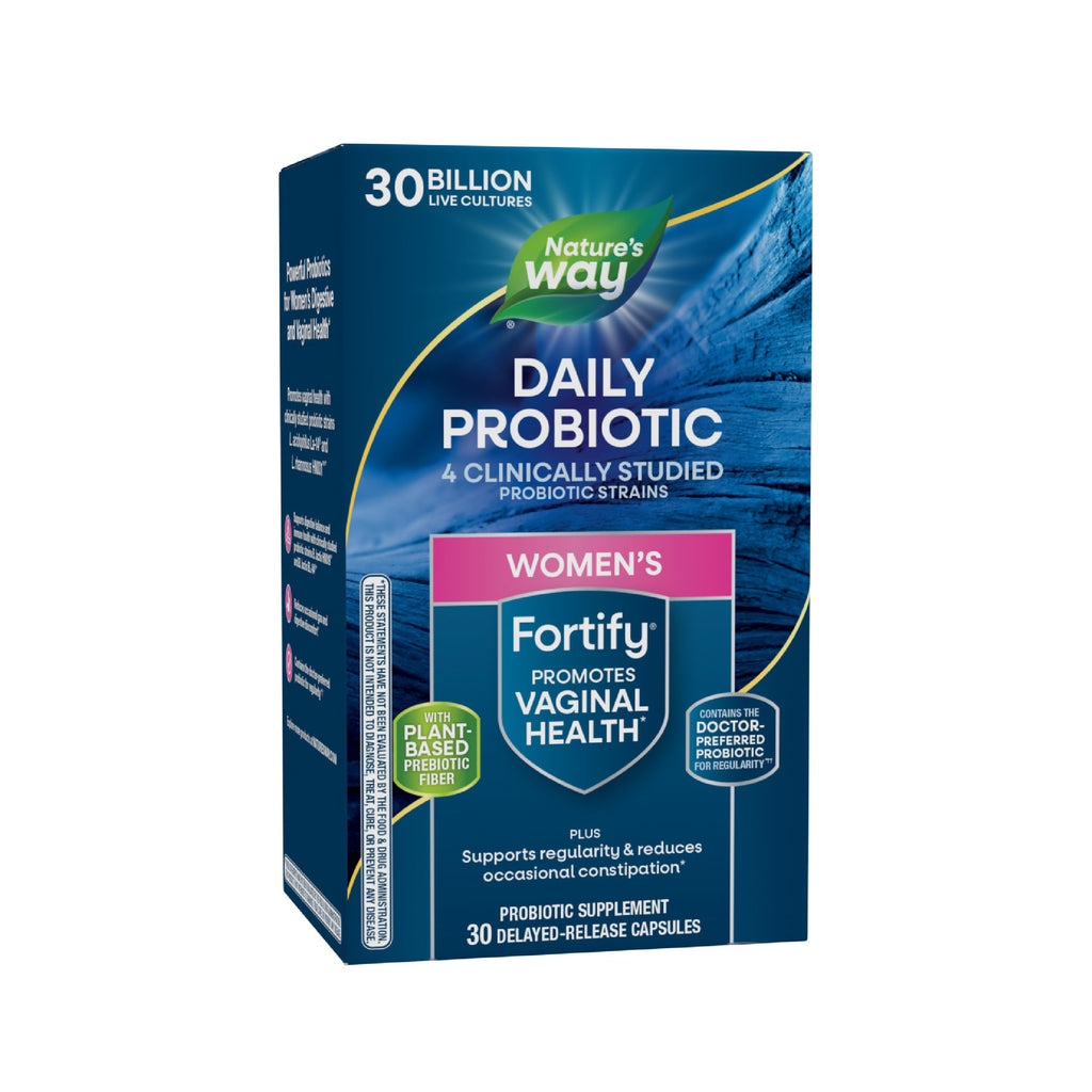 Nature’s Way Fortify Women’s Probiotic, 30 Billion Live Cultures, 11 Strains, Prebiotic, 30 Capsules Nature's Way Au supplements