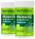 NATURELO Probiotics for Digestive Health - 50 Billion CFU, 11 Strains, Daily Use Supplement - Boosts Immune System, Delayed Release,