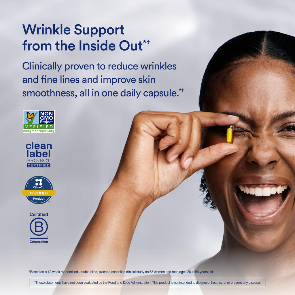 Ritual Hyaluronic Acid Skin Supplement - With Hyabest® and Ceratiq® - HyaCera Clinically Proven to Reduce Wrinkles, Fine Lines & Improve Skin Smoothness