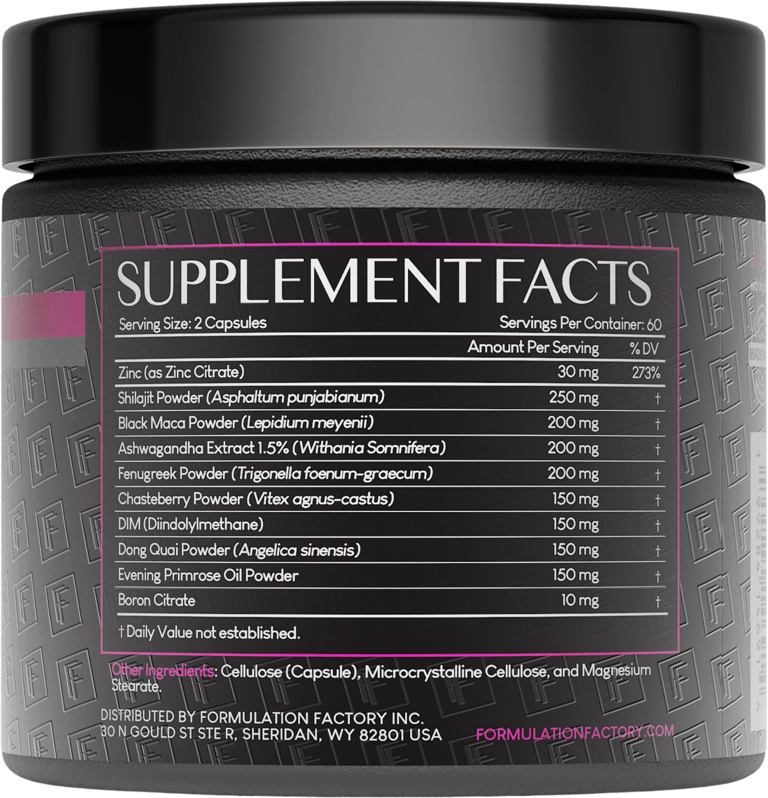 Formulation Factory She's Obsessed: 10-in-1 Hormone Balance Maximizer with Shilajit, Maca, Ashwagandha, DIM, Dong Quai, Zinc & More for Vitality & Balance – 120 Capsules 2 Months Formulation Factory Au supplements