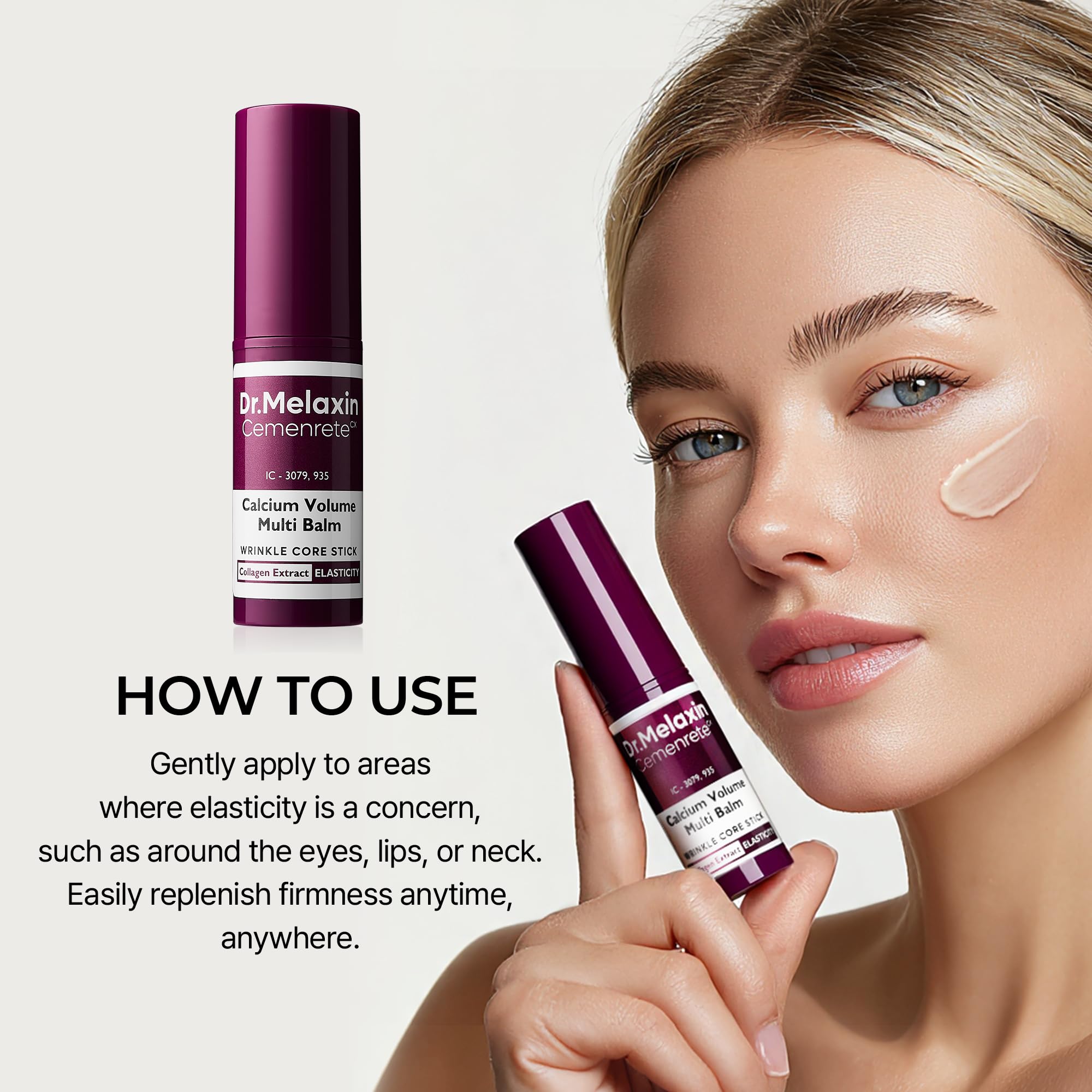 Dr.Melaxin Cemenrete Calcium Multi Balm 9g Korean Skin Care All In One Calcium Volume