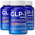 GLP-1 Support – Akkermansia Postbiotic 10B TFU + Berberine HCl 250 mg | 18-Ingredient System | Appetite, Mood & Metabolic Support | Inulin-Free | Saffron, NAD+ Cofactors | 3 Pack | 90-Day Supply ANTROLIFE Au supplements