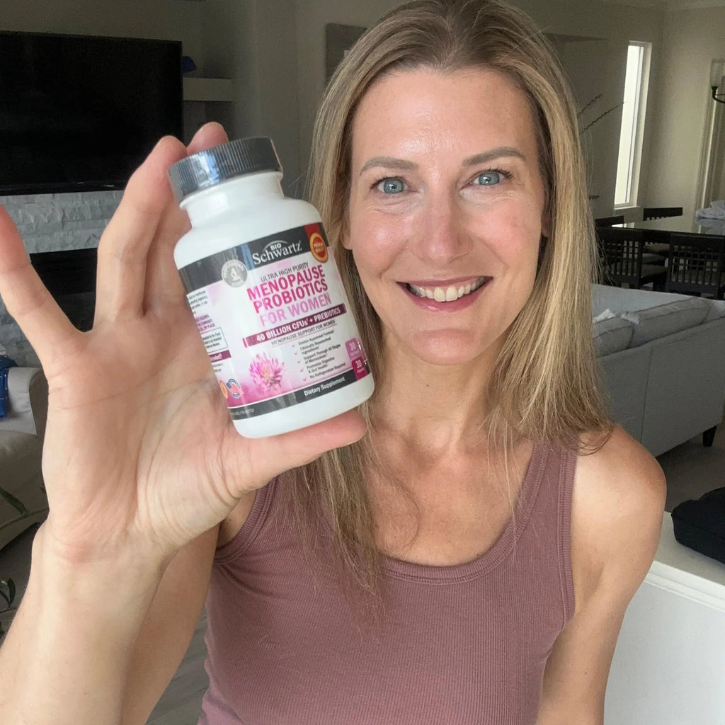 Menopause Support Probiotics for Women - Hot Flashes Night Sweats Mood Swings BioSchwartz Au supplements