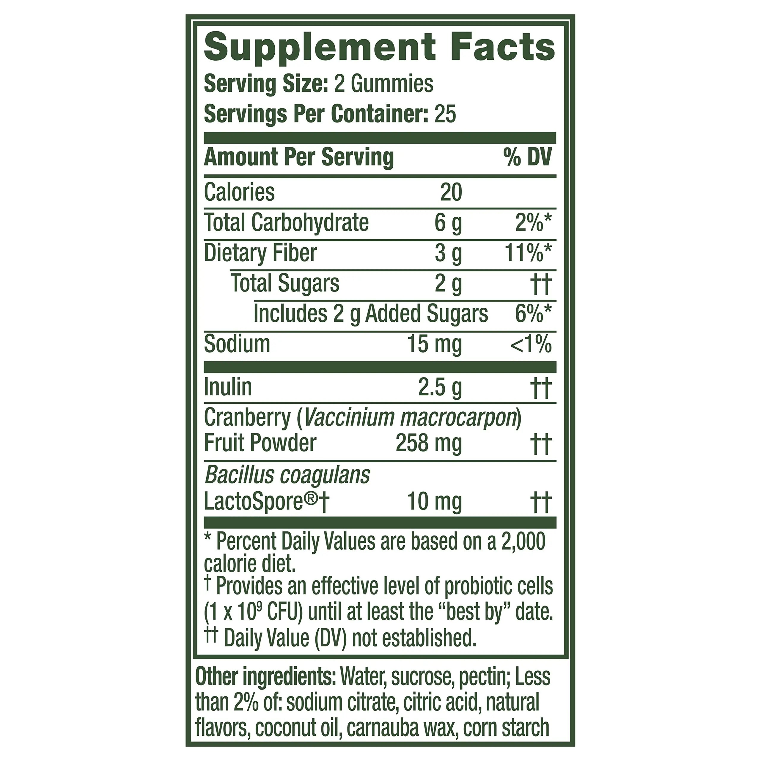Align Digestive Health Prebiotic + Probiotic Supplement Gummies in Natural Fruit Flavors Align Au supplements
