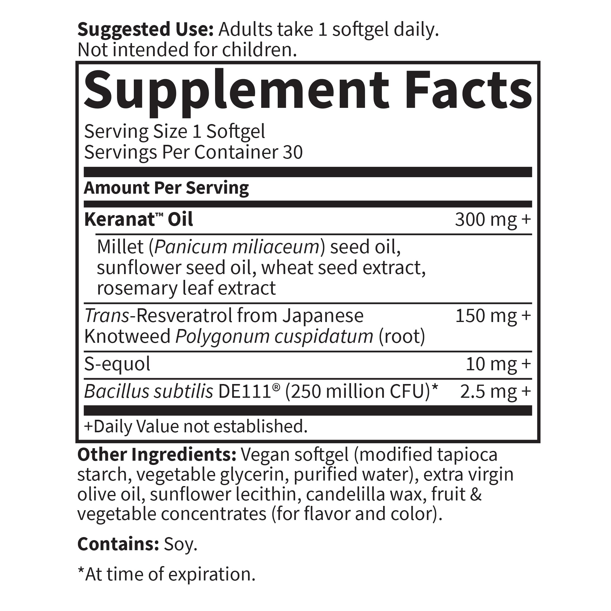 Garden of Life Herbals Menopause Supplement with S-equol & Trans-Resveratrol for Multi-Symptom Relief, Keranat for Thicker, Fuller Hair Growth – Non-GMO, Gluten-Free, Vegan, Berry Flavor, 30 Servings Garden of Life Au supplements