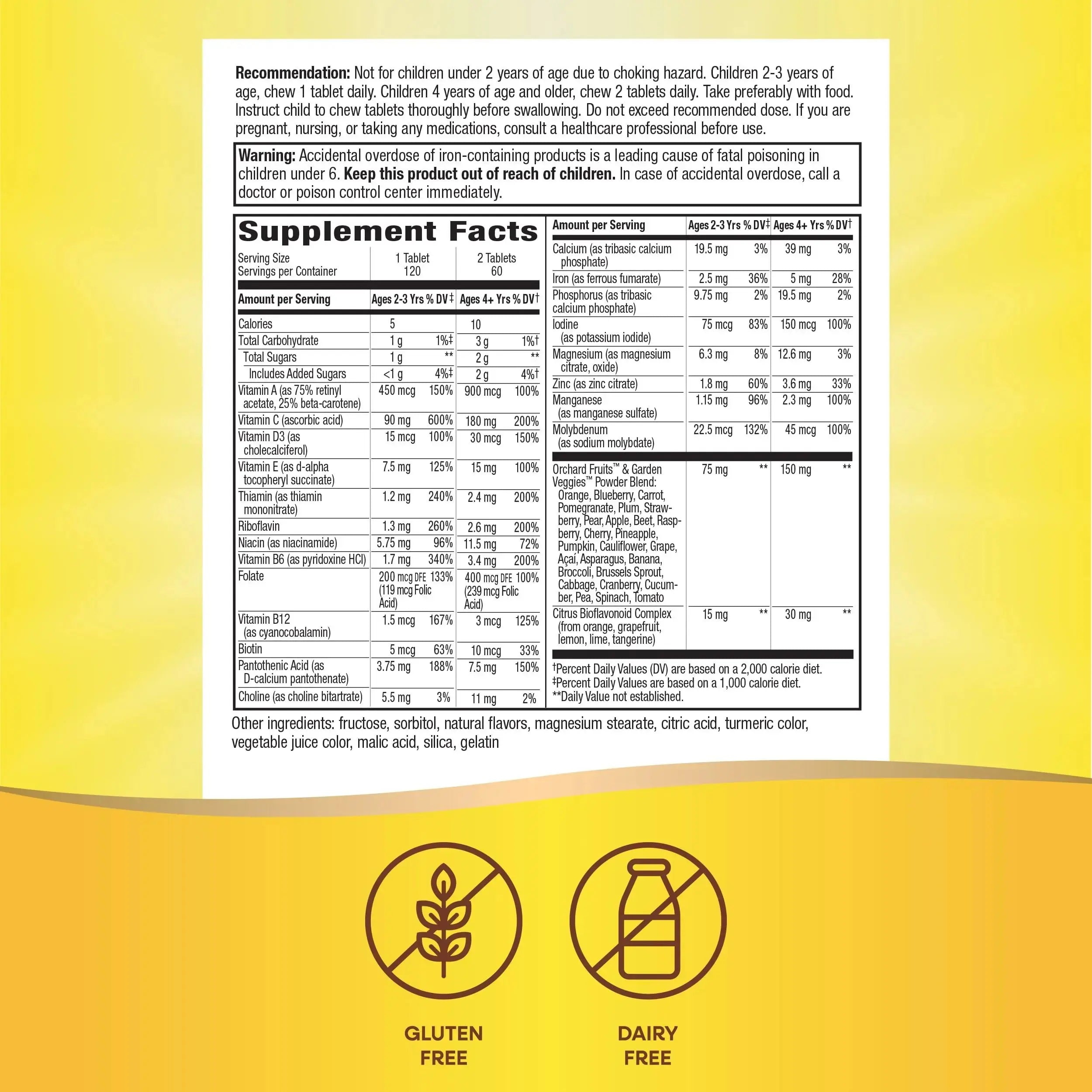 Alive! Children's Multi-Vitamin Chewable - 120 Chewable Tablets by Nature's Way Nature's Way Au supplements