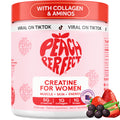 Peach Perfect Creatine Blend for Women – Micronized Creatine Monohydrate with BCAA & Collagen for Glute Strength Support – Strawberry Acai – 30 Servings Peach Perfect Au supplements