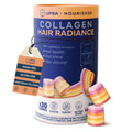 Upsa Nourished Collagen Hair Health 30 Count – Ovoderm® Egg Membrane Complex with Biotin, Zinc & Copper – for Healthy, Shiny & Fuller-Looking Hair