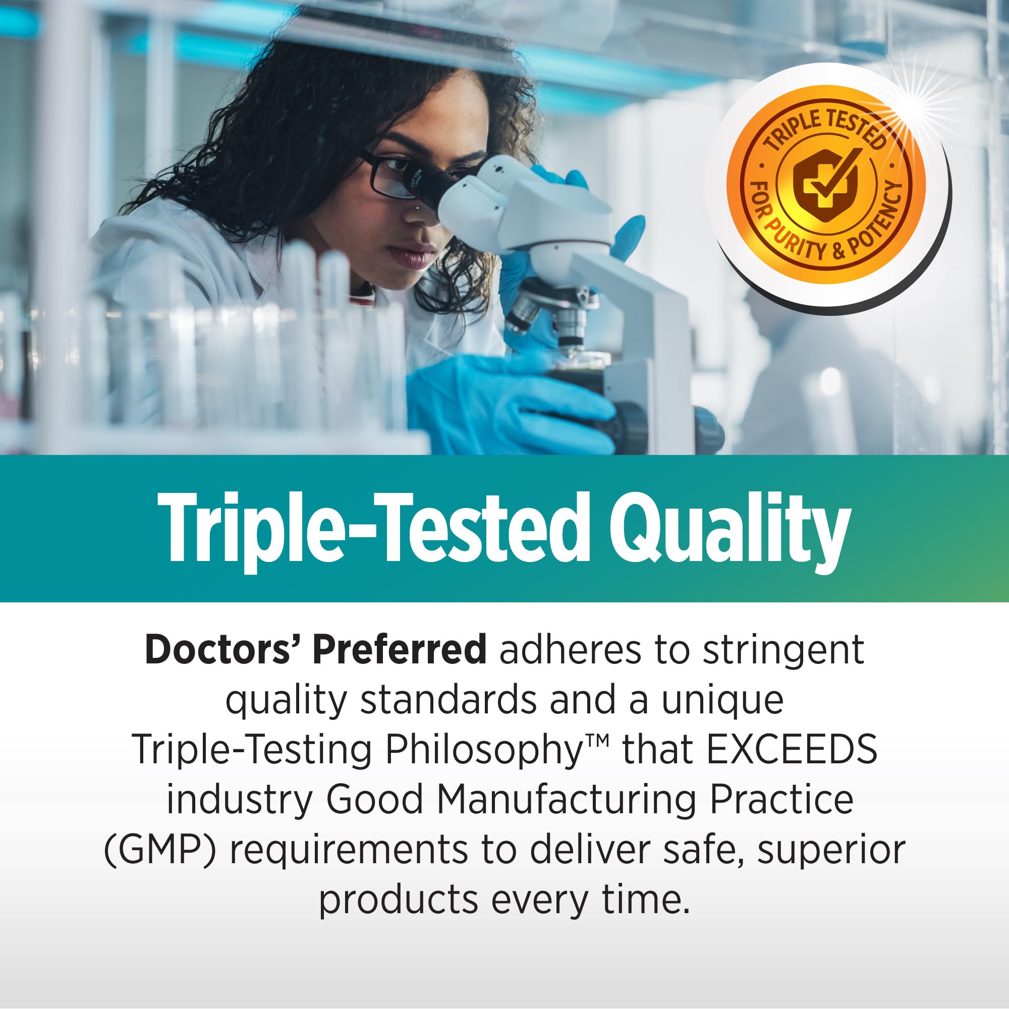 DOCTORS' PREFERRED Clinical Grade Supplement - Doctor Formulated | 1500 mg per Daily Serving | 90 Count