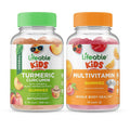 Lifeable Turmeric Curcumin Kids + Multivitamin Kids, Gummies Bundle - Great Tasting, Vitamin Supplement Lifeable Au supplements
