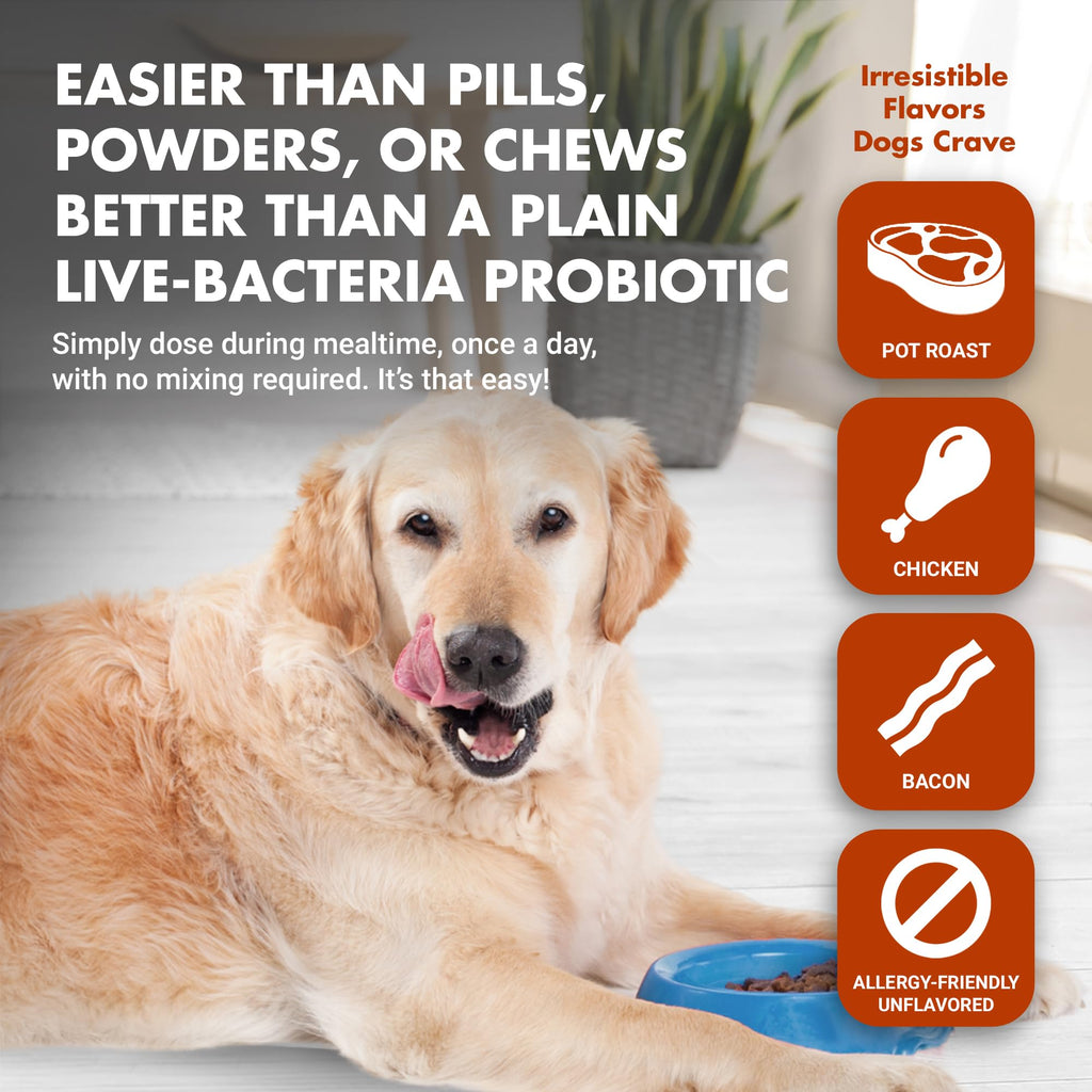 Pre & PostBiotic Support for Dogs – Digestive Upset, Stool Quality & Sensitive Stomach Support – Easy Liquid Formula for Picky Eaters LIQUID-VET Au supplements