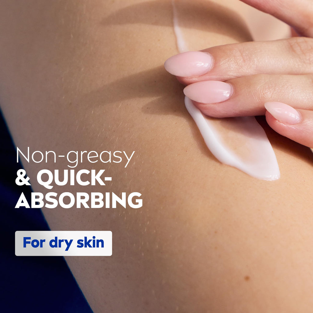 NIVEA Shea Nourish Body Lotion for Dry Skin with Hyaluronic Acid, Shea Butter and Deep Nourishing Serum