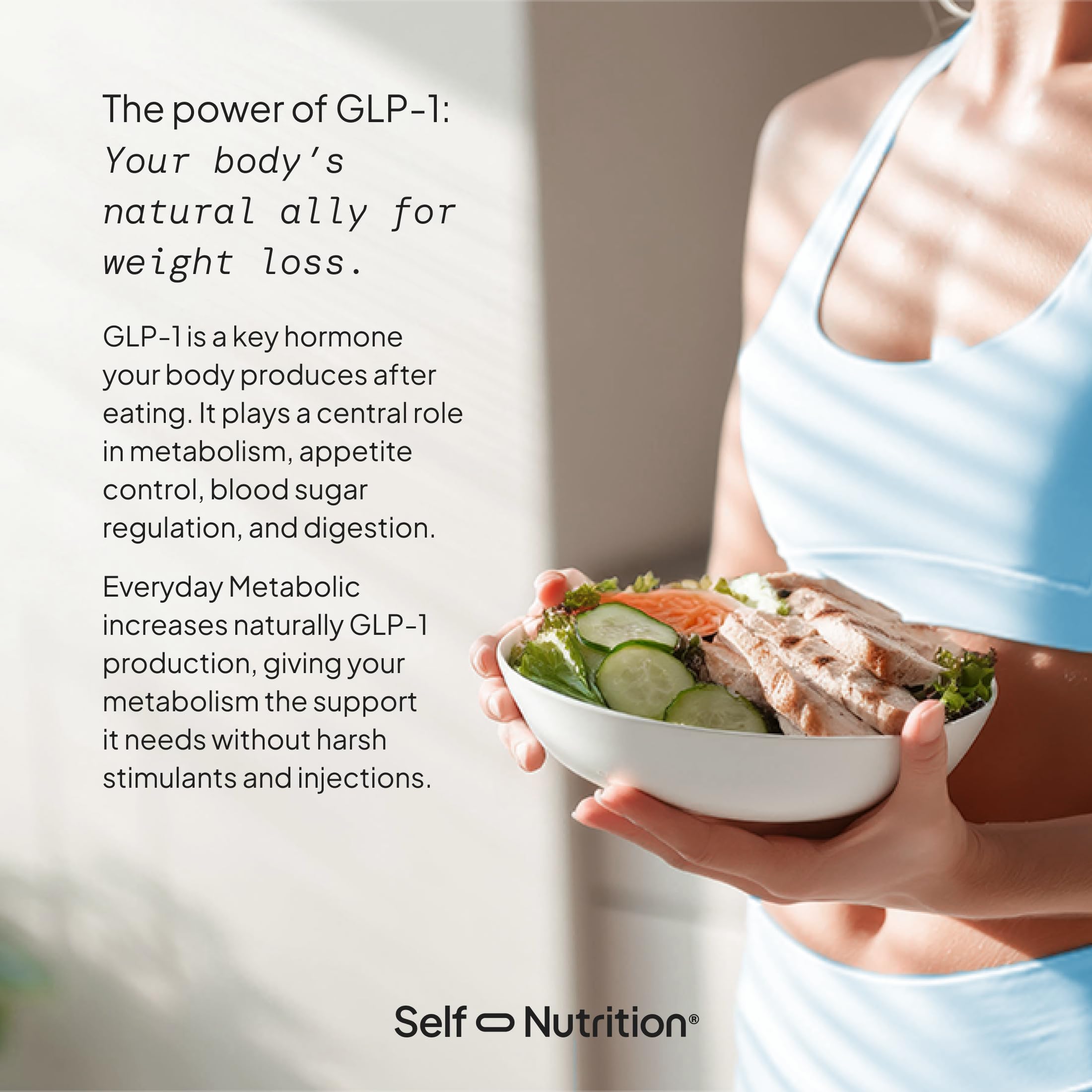 SELF NUTRITION Natural Supplement for Women – Third-Party Tested - Metabolism & Appetite Support with Berberine, Green Tea, Cinnamon & Resveratrol