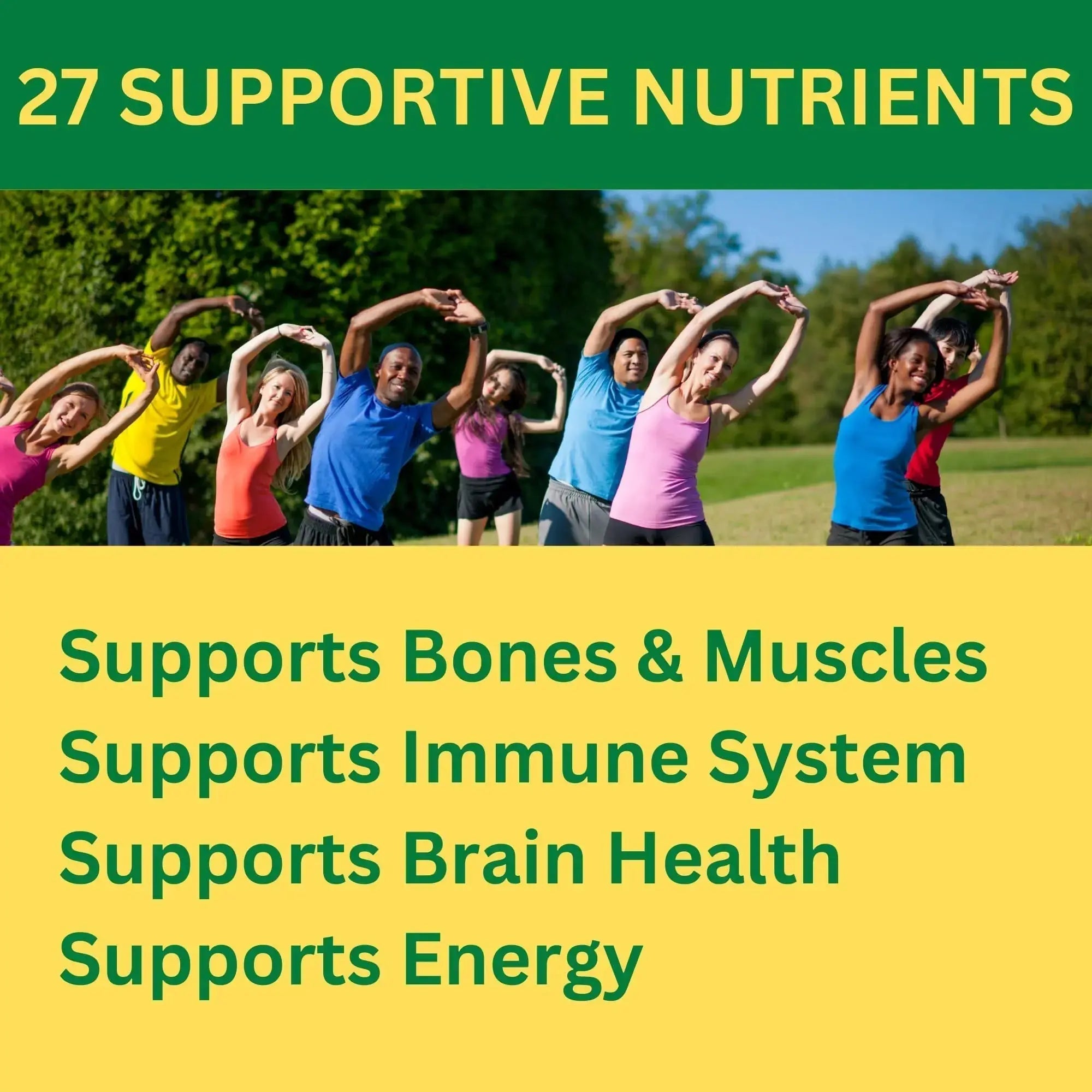 Greenfield Nutritions Halal Multivitamins for Women and Men - 60 Gelatin Free Multivitamin Tablets with 27+ Vitamin Minerals, A, B12, C, D3, Iron and Zinc GREEN FIELD NUTRITIONS Au supplements