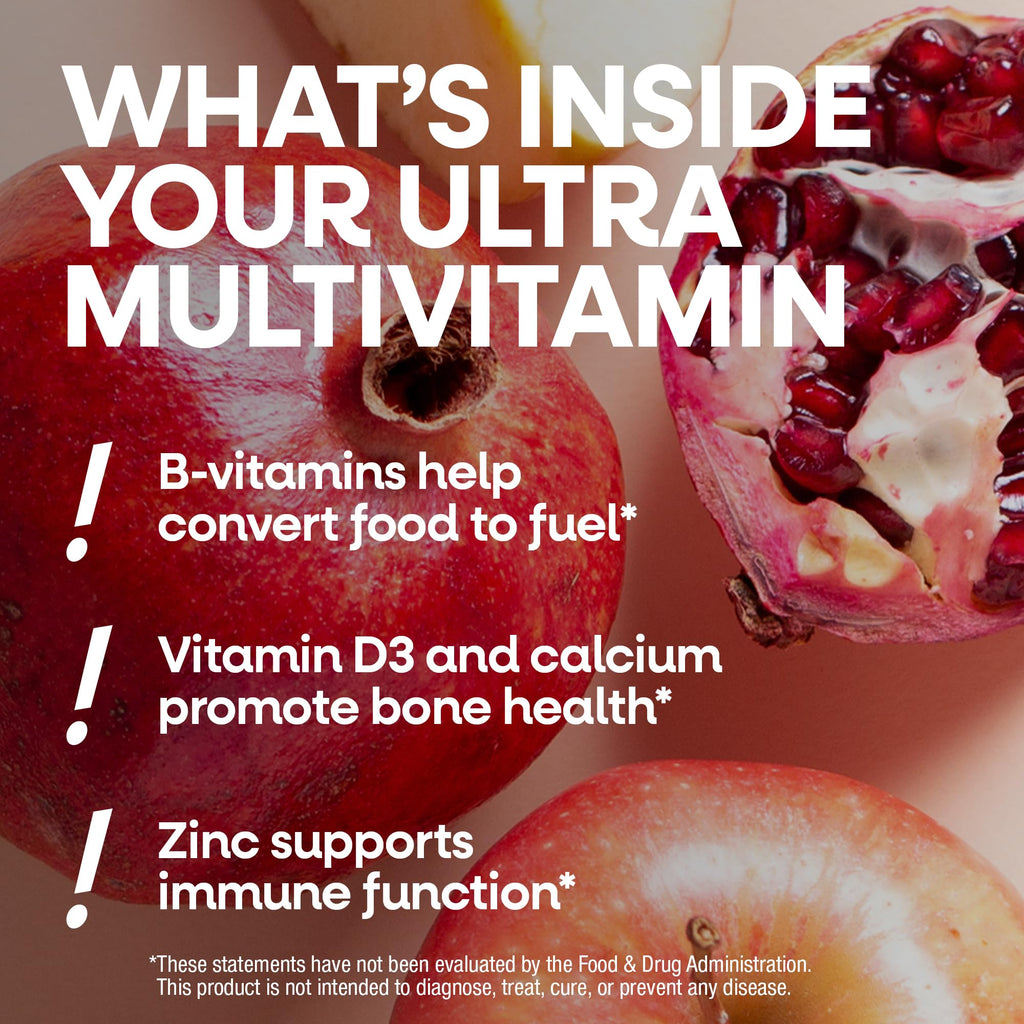 Nature's Way Alive! Men’s 50+ Daily Ultra Multivitamin, High Potency Formula, Supports Healthy Brain, Eyes & Heart*, with Methylated B12