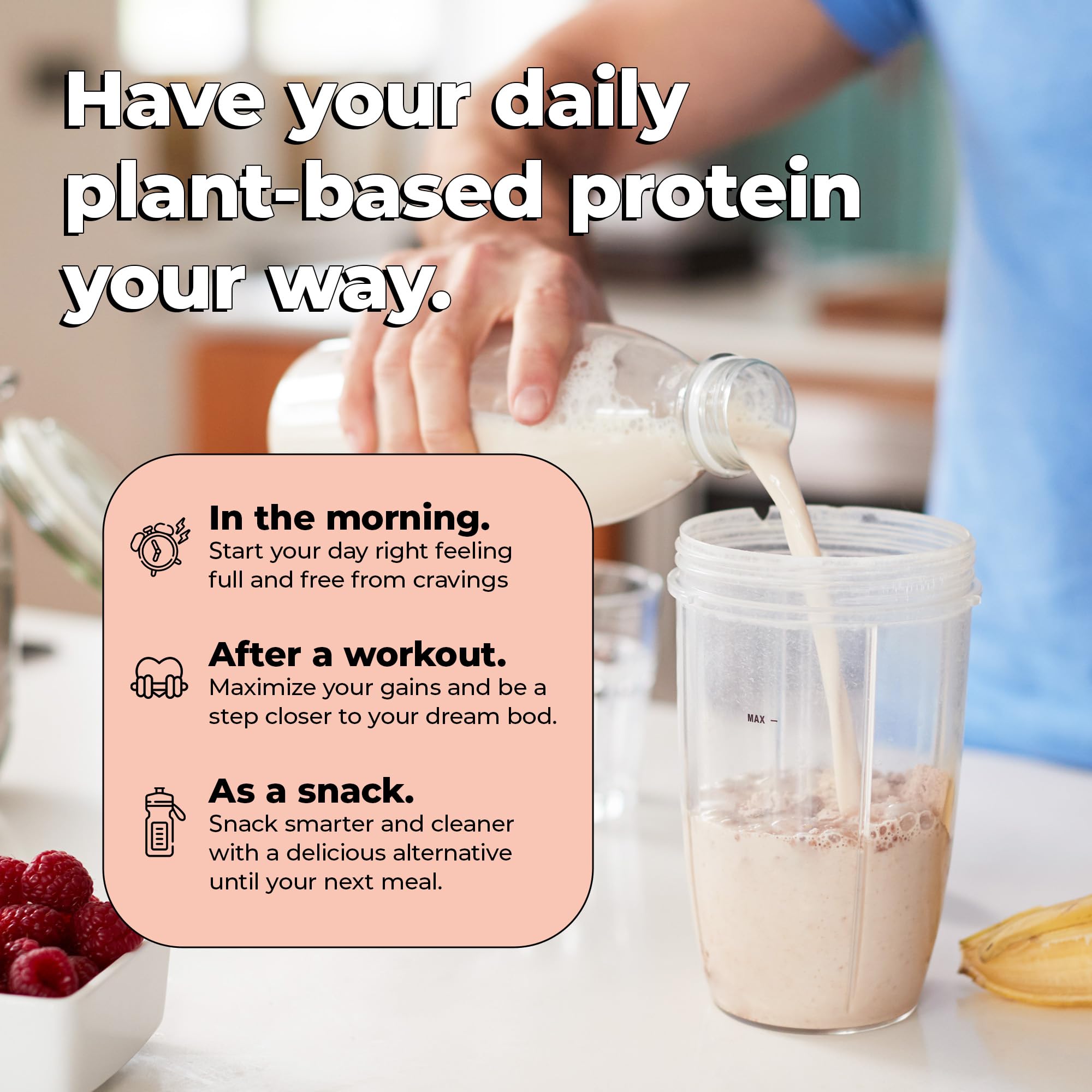 Future Kind Vegan Protein Powder, Vanilla, Pea Plant Protein for Lean Muscle with Iron & Fiber, Whey-Free, Sugar-Free, Soy-Free, Non-Dairy (34 Servings) Future Kind Au supplements