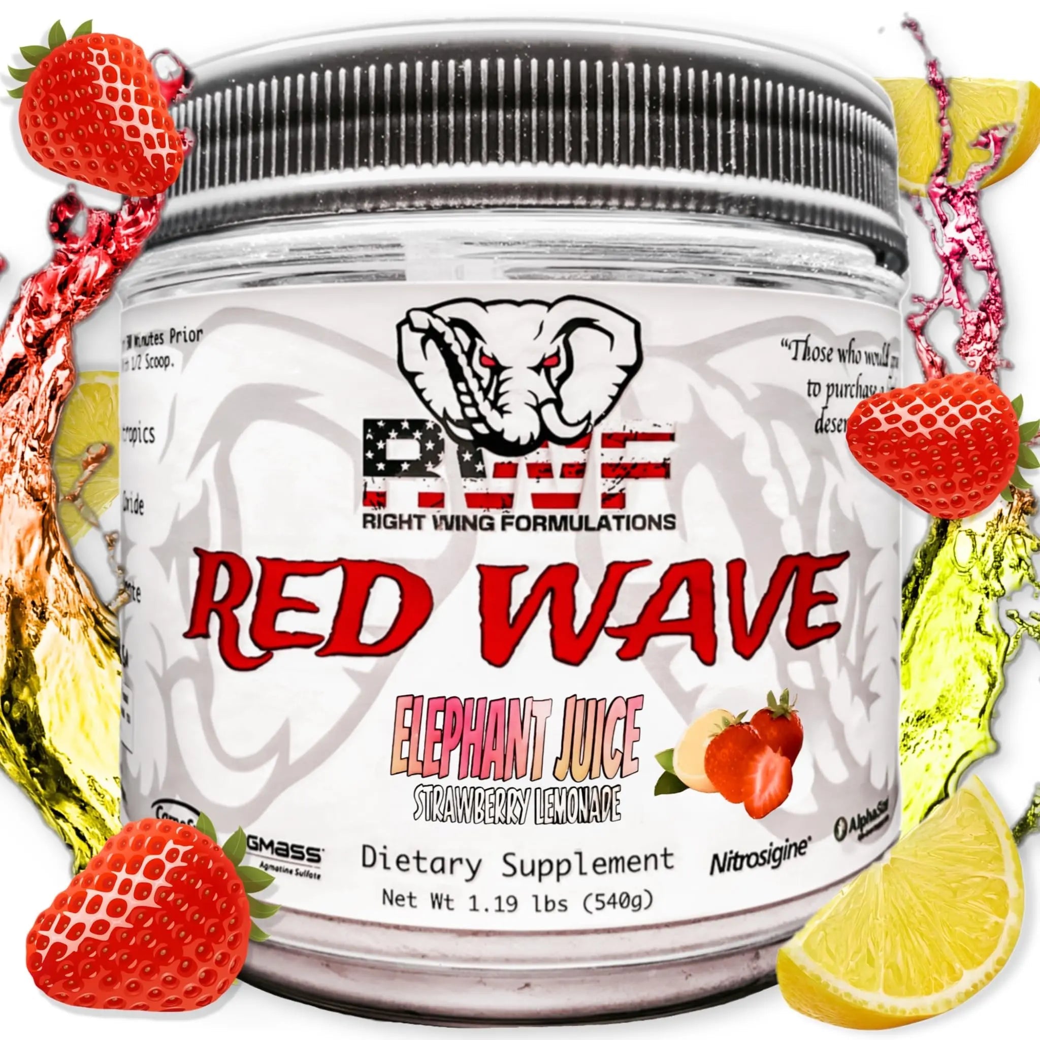 Red Wave Pre Workout Powder With Creatine, Perfect For Men And Women Right Wing Formulations Au supplements