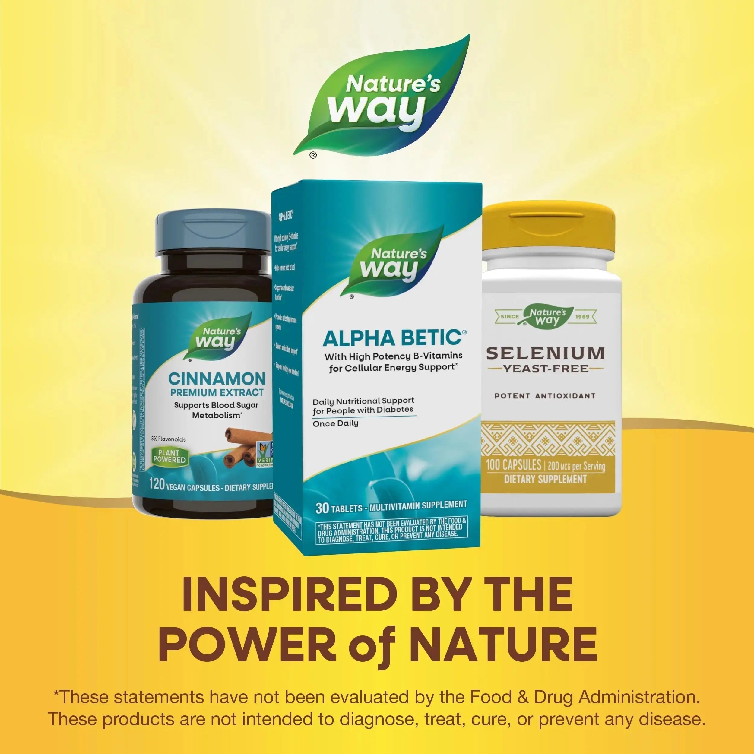 Nature's Way alpha betic, Diabetic Multivitamin for Daily Nutritional Support, with B-Vitamins for Energy Metabolism Support Nature's Way Au supplements