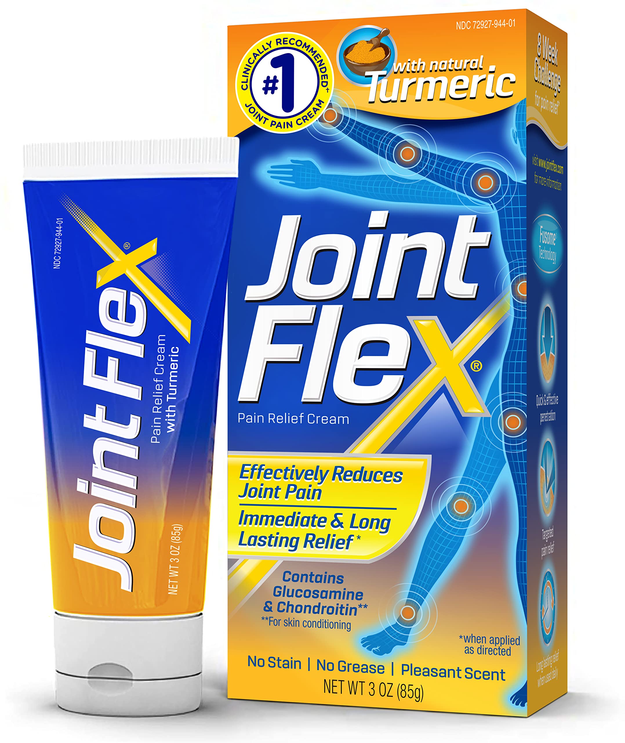 JOINTFLEX Pain Relief Cream with Turmeric, Arthritis Pain Relief, Joint Pain Relief, 3 Ounce Tube JointFlex Au supplements