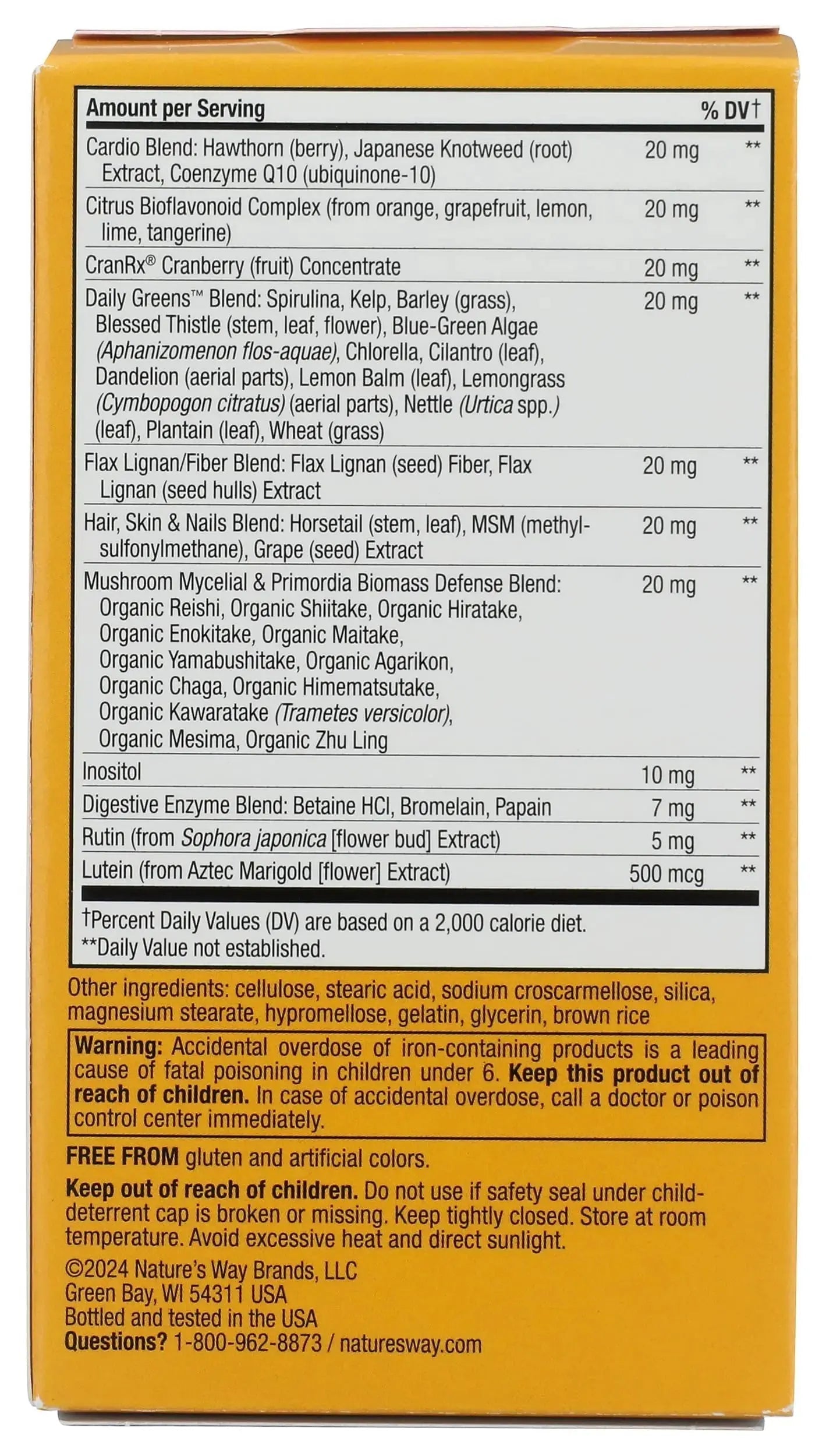 Natures Way Alive! Once Daily Womens, 60 CT Nature's Way Au supplements