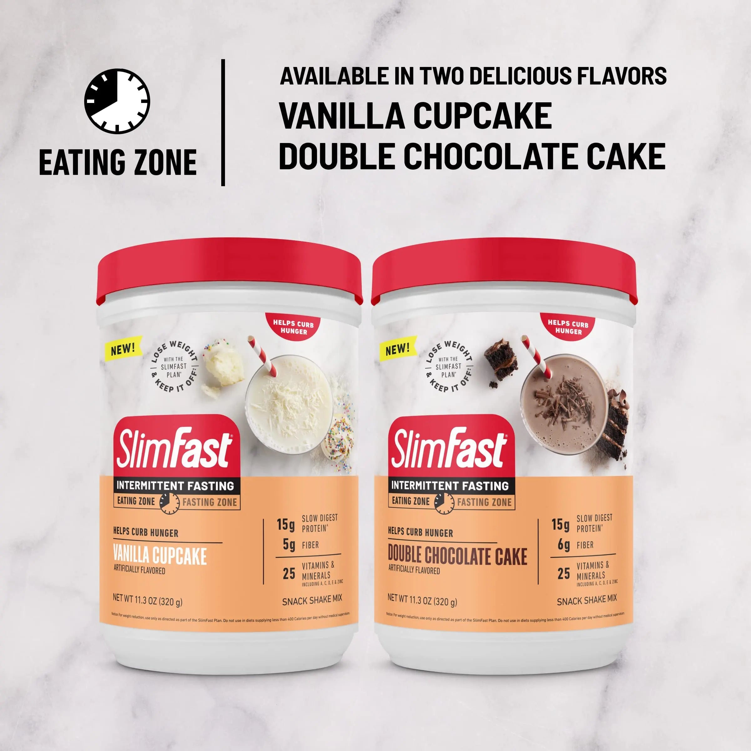 SlimFast Intermittent Fasting, Casein Protein Powder, Biotin with Vitamin & Mineral Bend SlimFast Au supplements