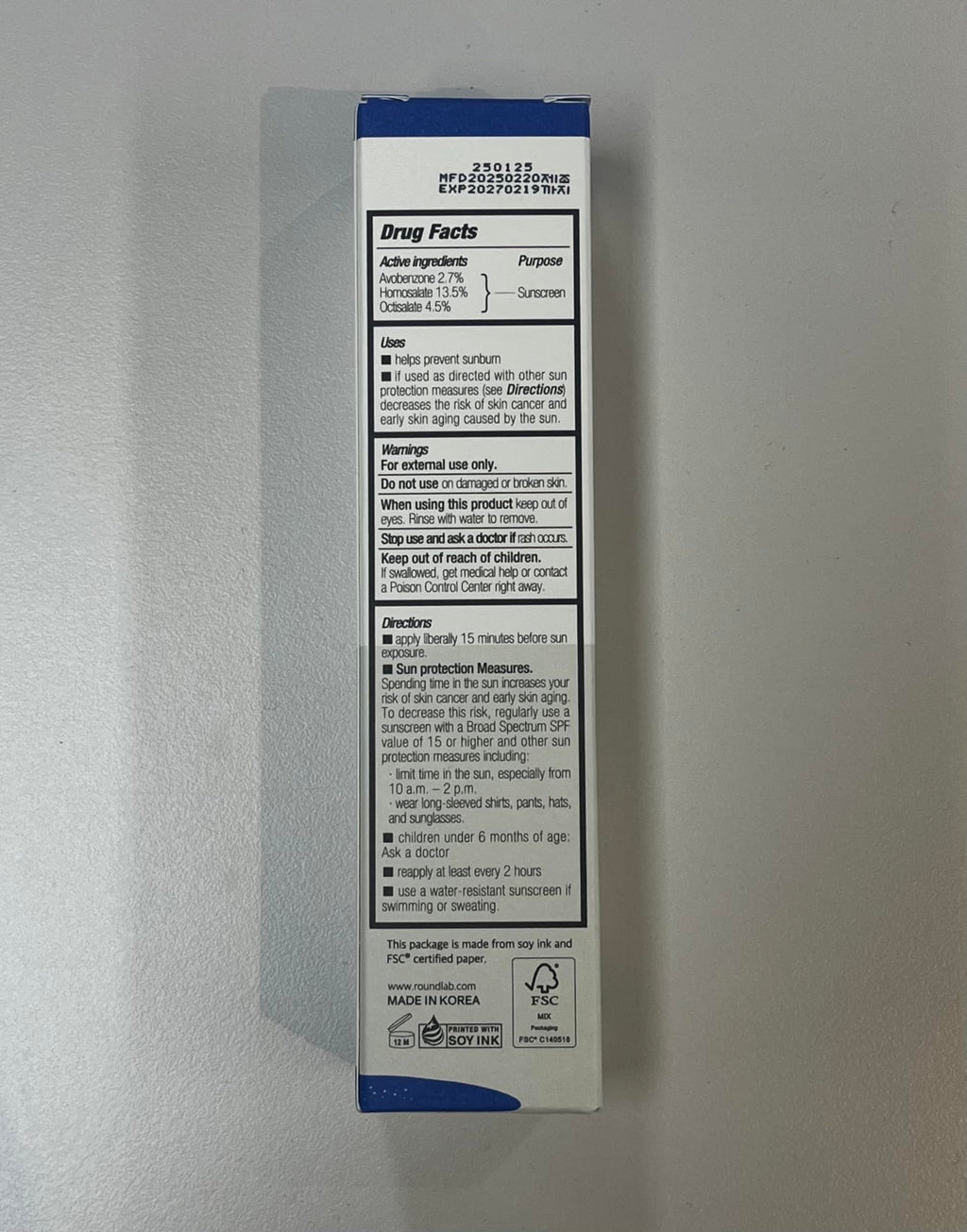 ROUND LAB Birch Juice Moisturizing UV LOCK SPF 45, 1.69 Fl Oz, Hydrating Lotion-like Lightweight Glow Sunscreen for Sensitive Skin